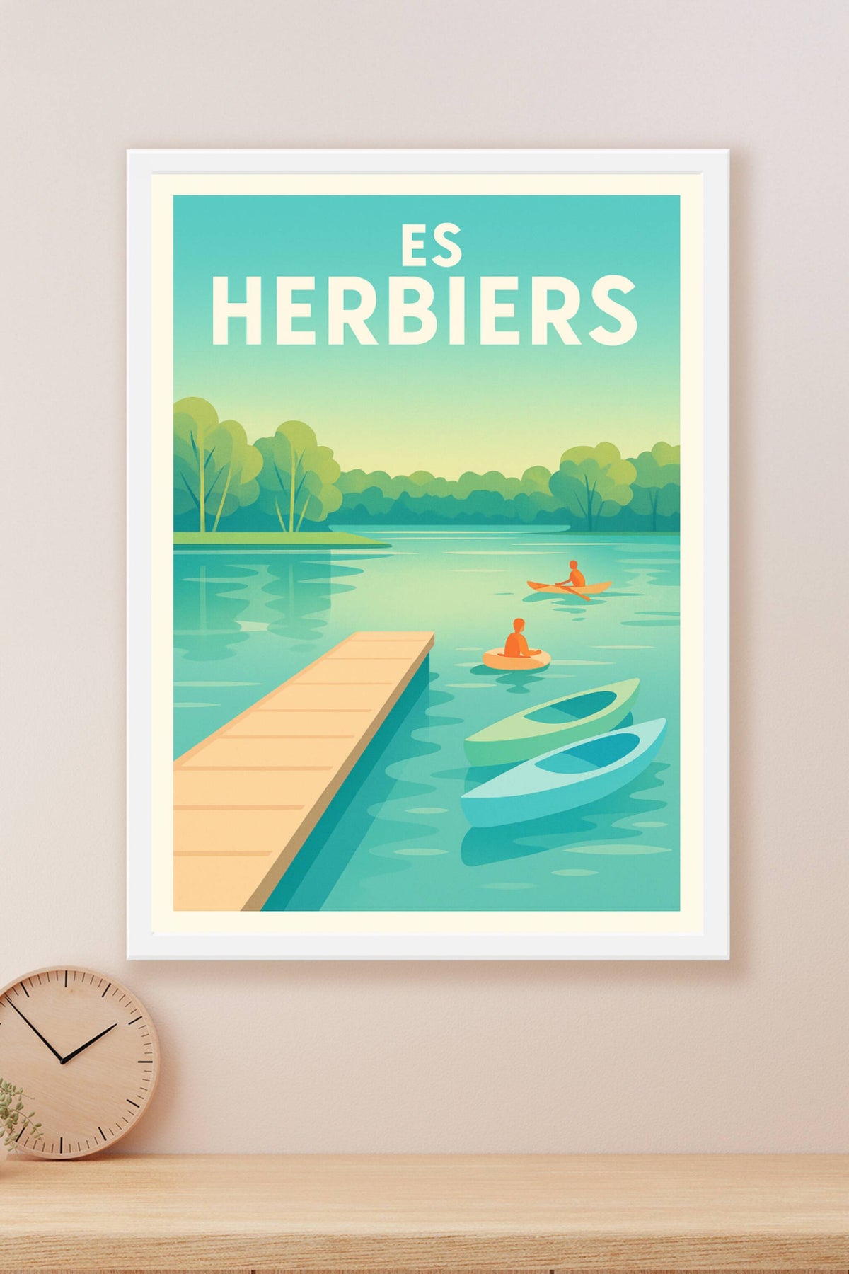 Affiche de Es Herbiers - Évasion aquatique et nature paisible