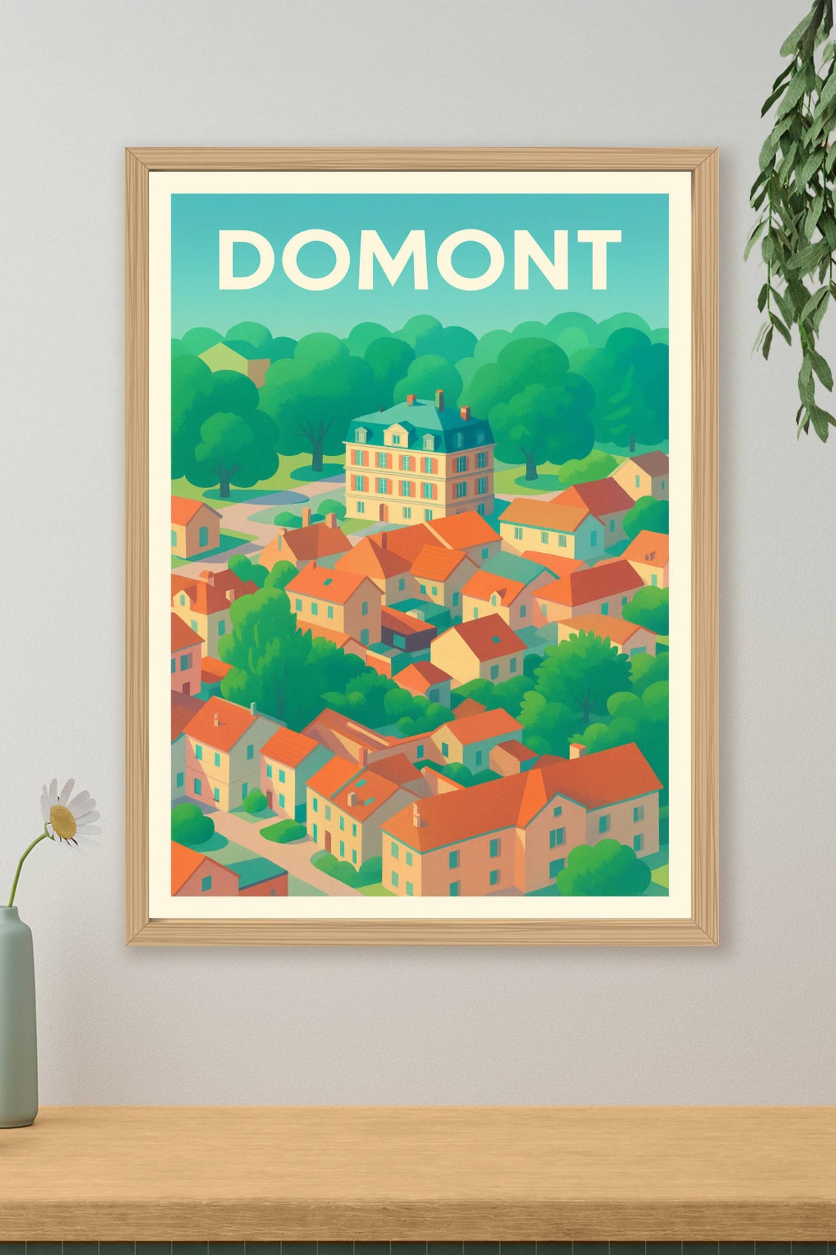 Affiche de Domont - Charme et douceur d'une ville verdoyante