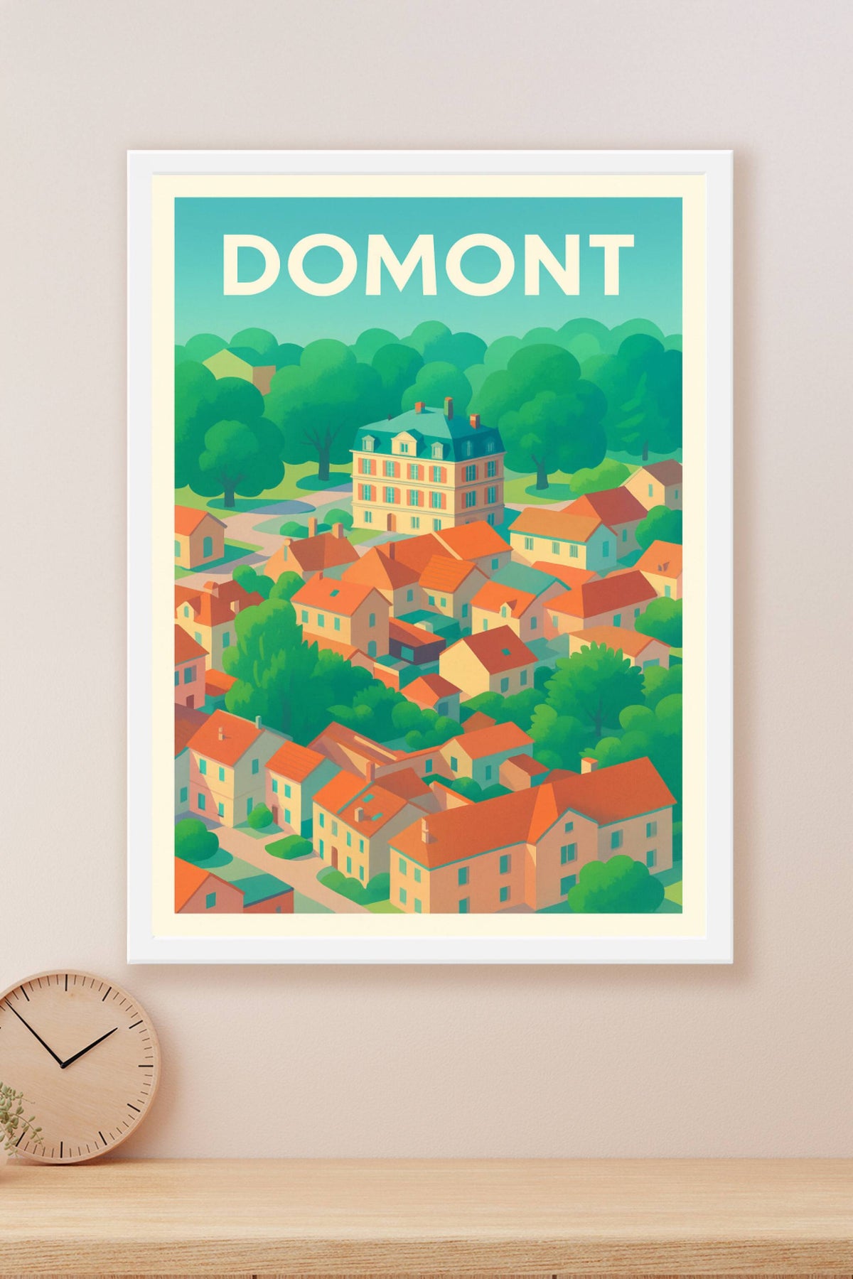Affiche de Domont - Charme et douceur d'une ville verdoyante