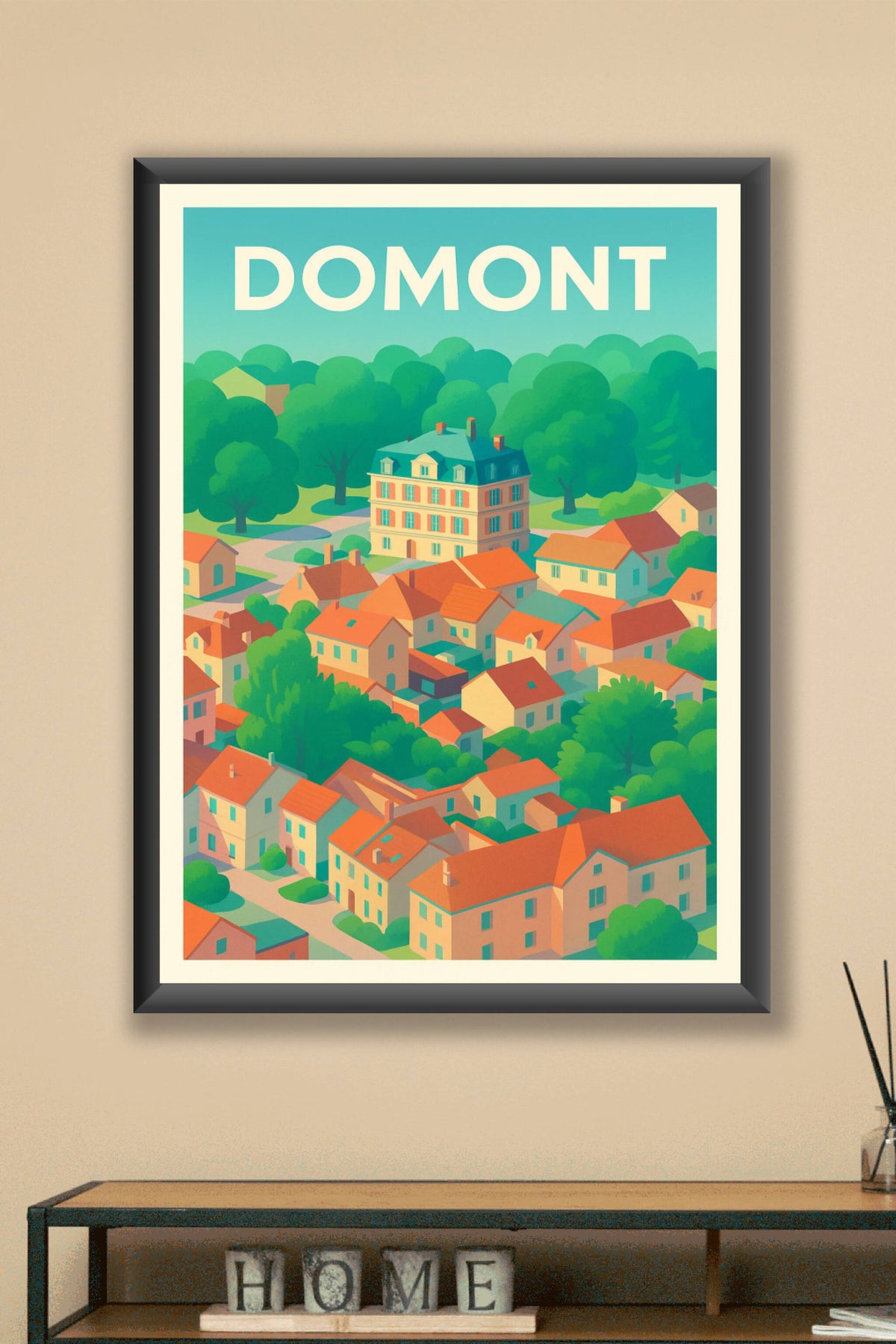 Affiche de Domont - Charme et douceur d'une ville verdoyante
