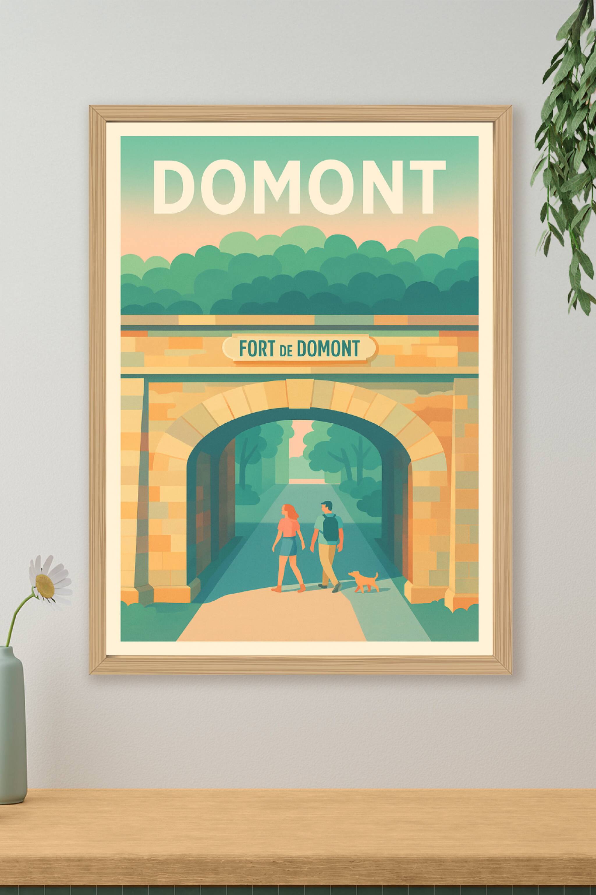 Affiche de Domont - Promenade au Fort historique