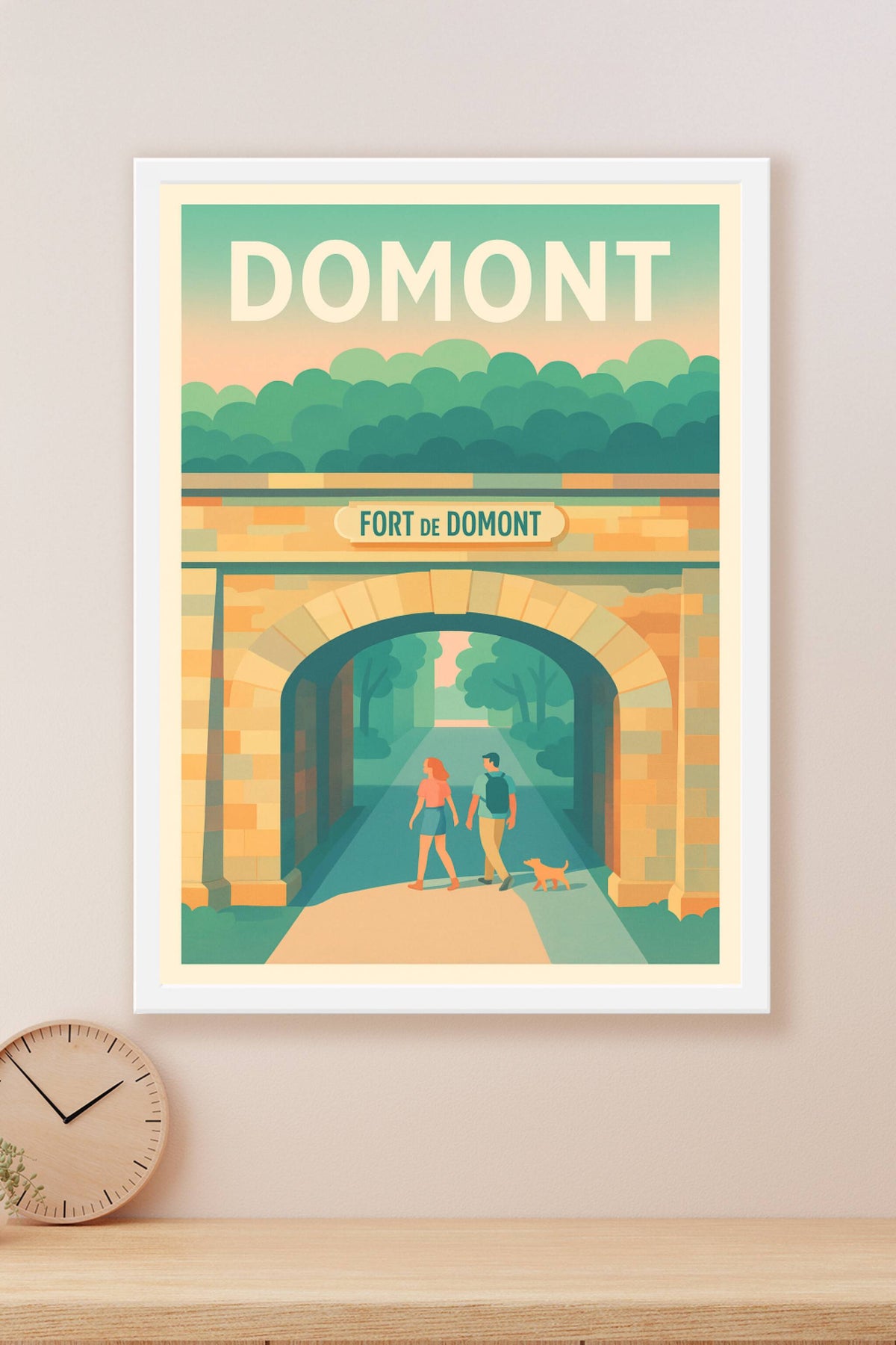 Affiche de Domont - Promenade au Fort historique