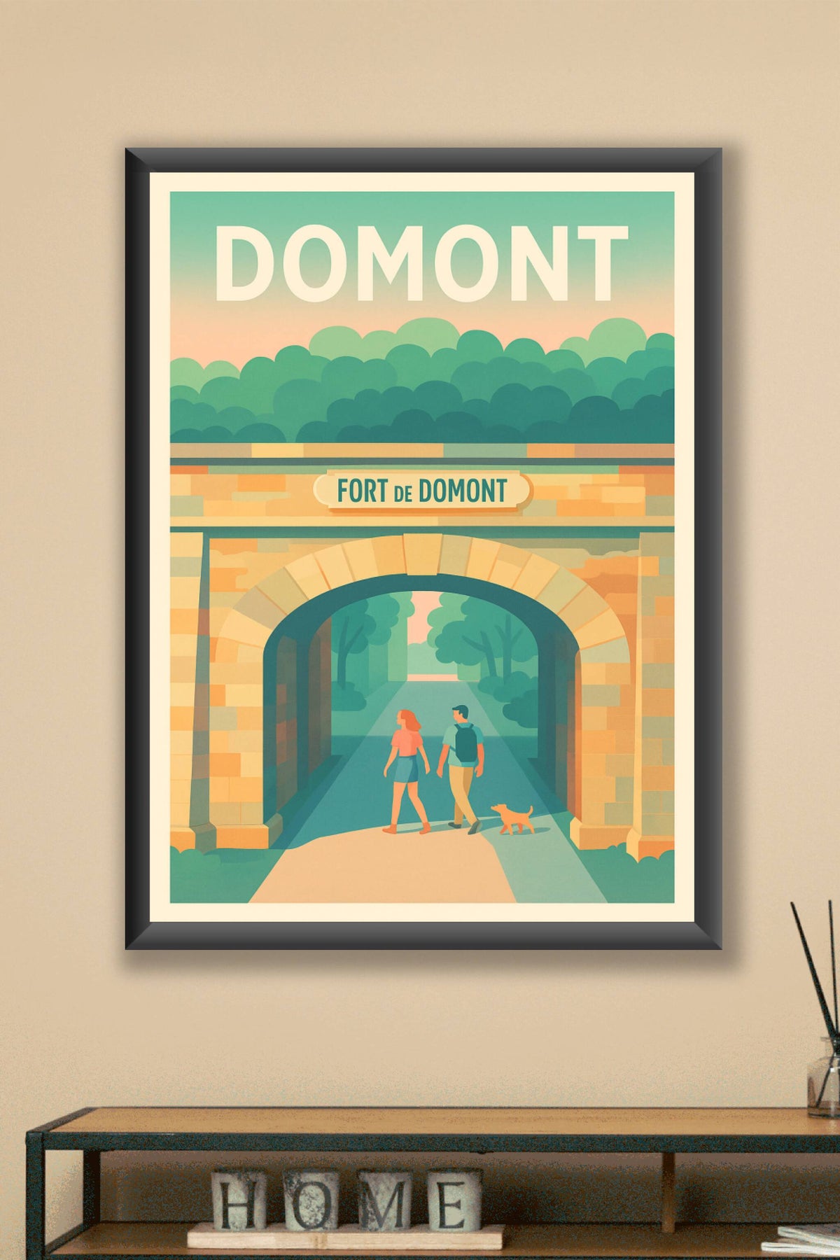 Affiche de Domont - Promenade au Fort historique
