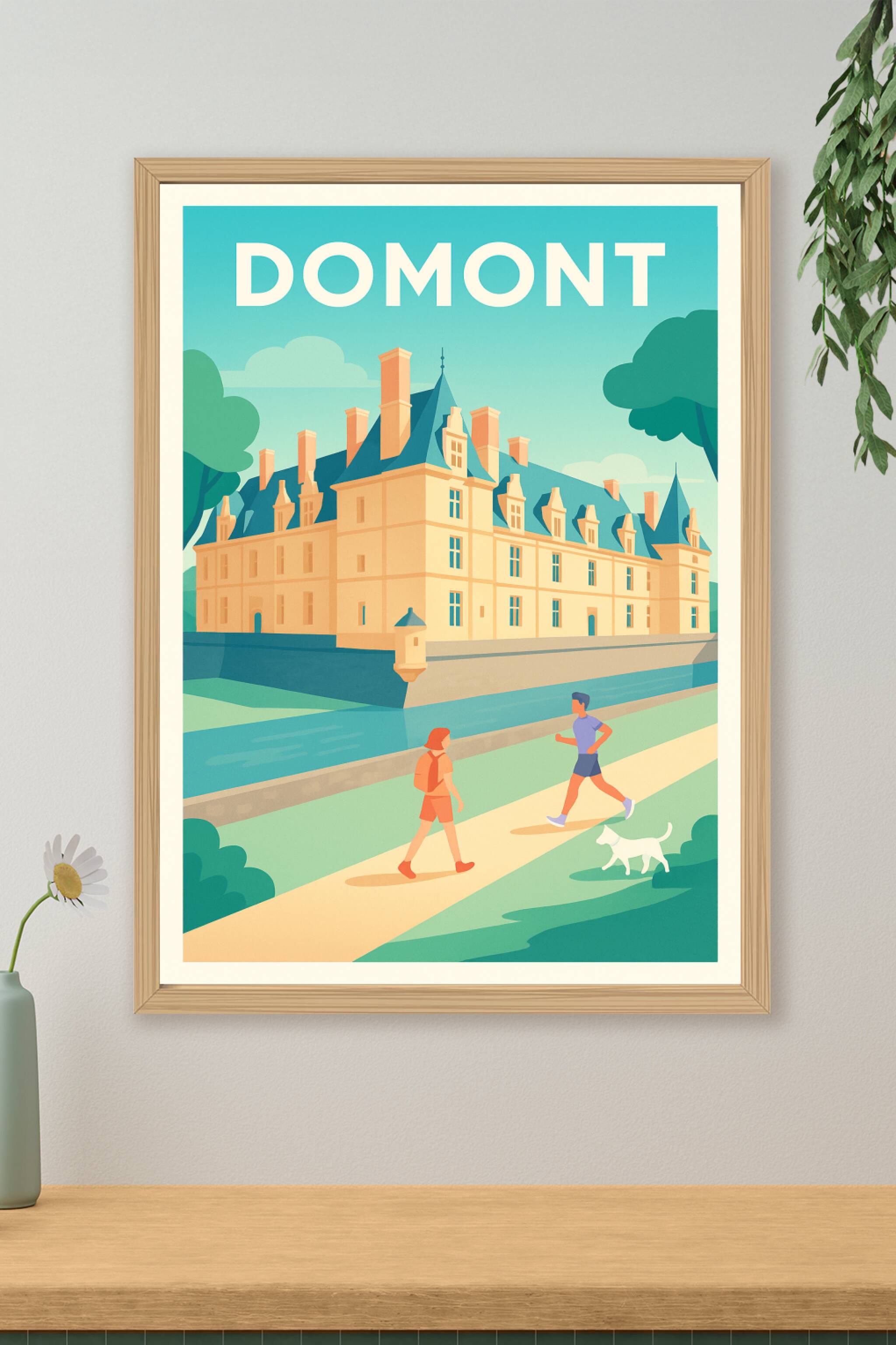 Affiche de Domont - L'élégance historique au cœur de la nature