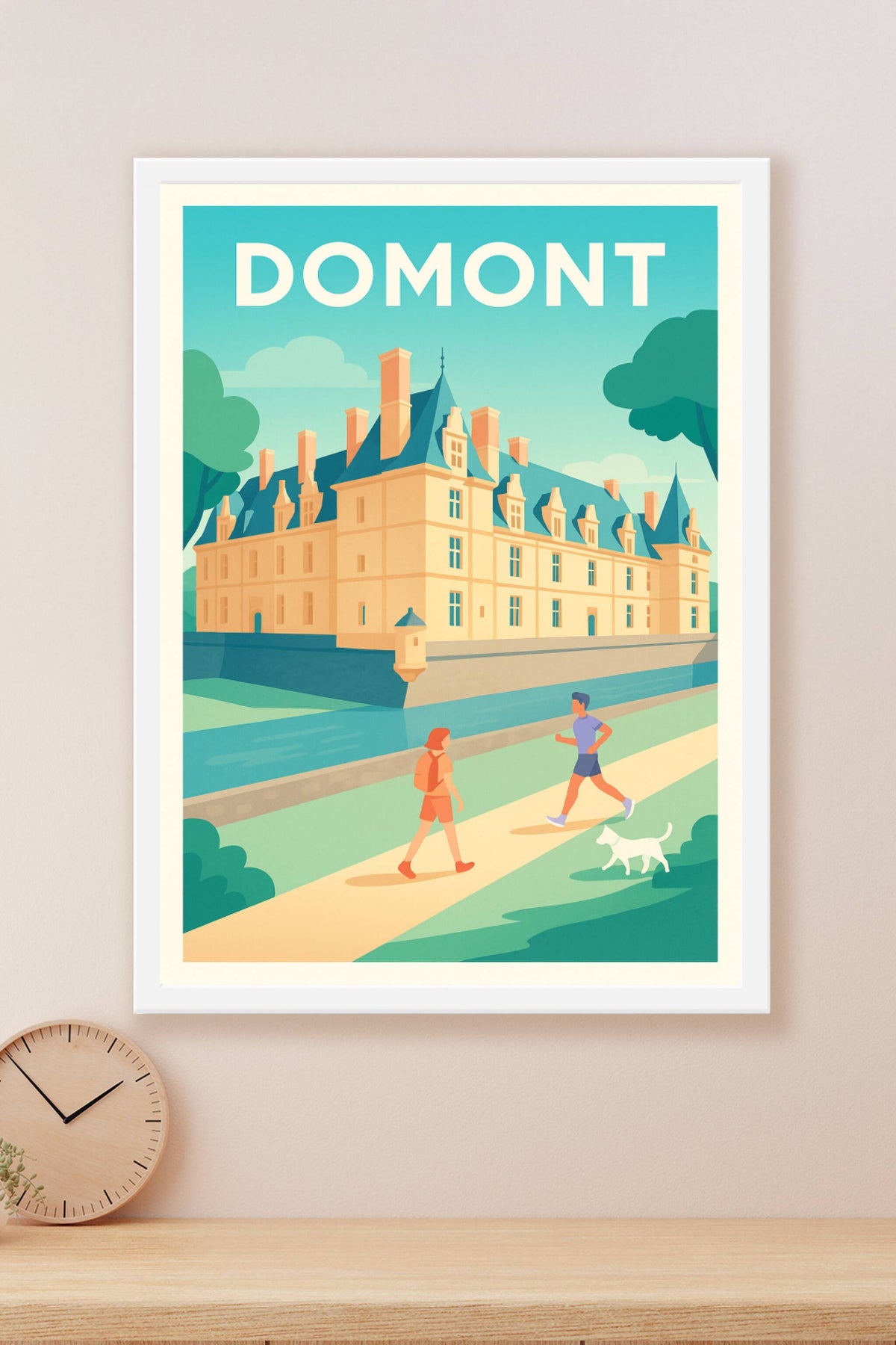 Affiche de Domont - L'élégance historique au cœur de la nature