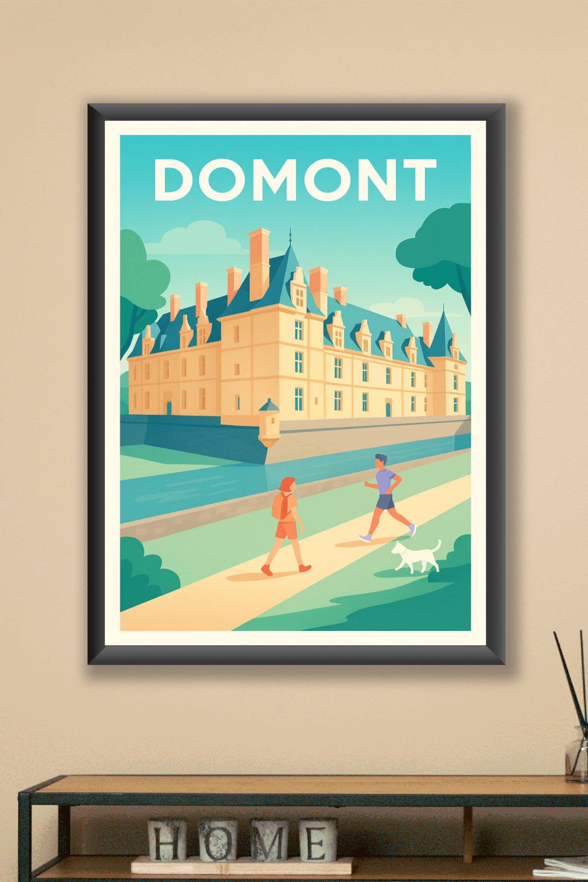 Affiche de Domont - L'élégance historique au cœur de la nature