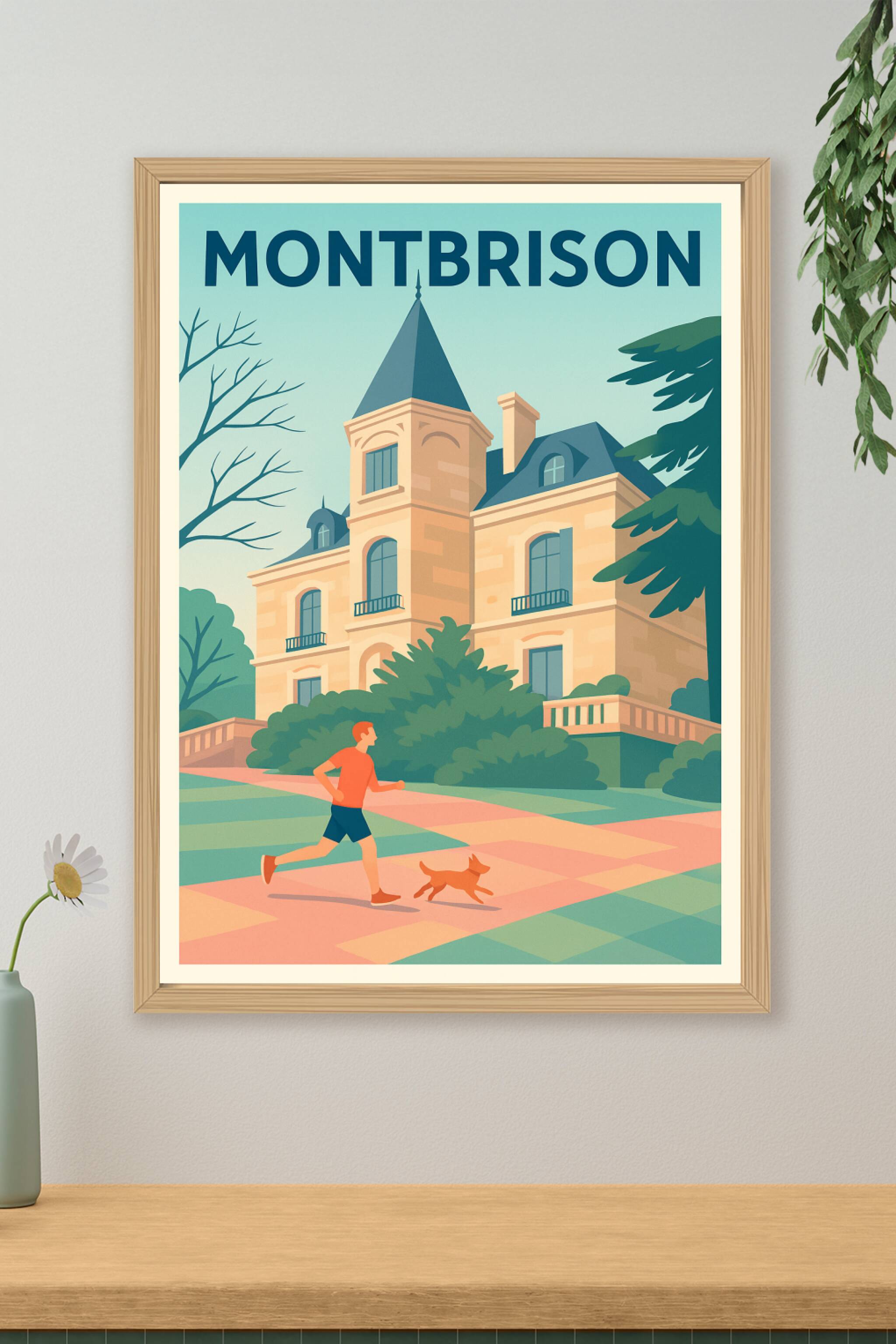 Affiche de Montbrison - L'élégance d'une balade champêtre