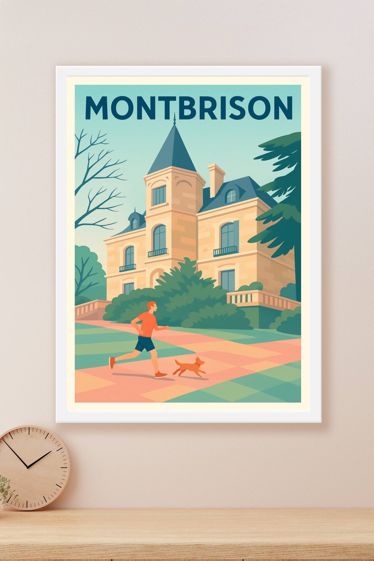 Affiche de Montbrison - L'élégance d'une balade champêtre
