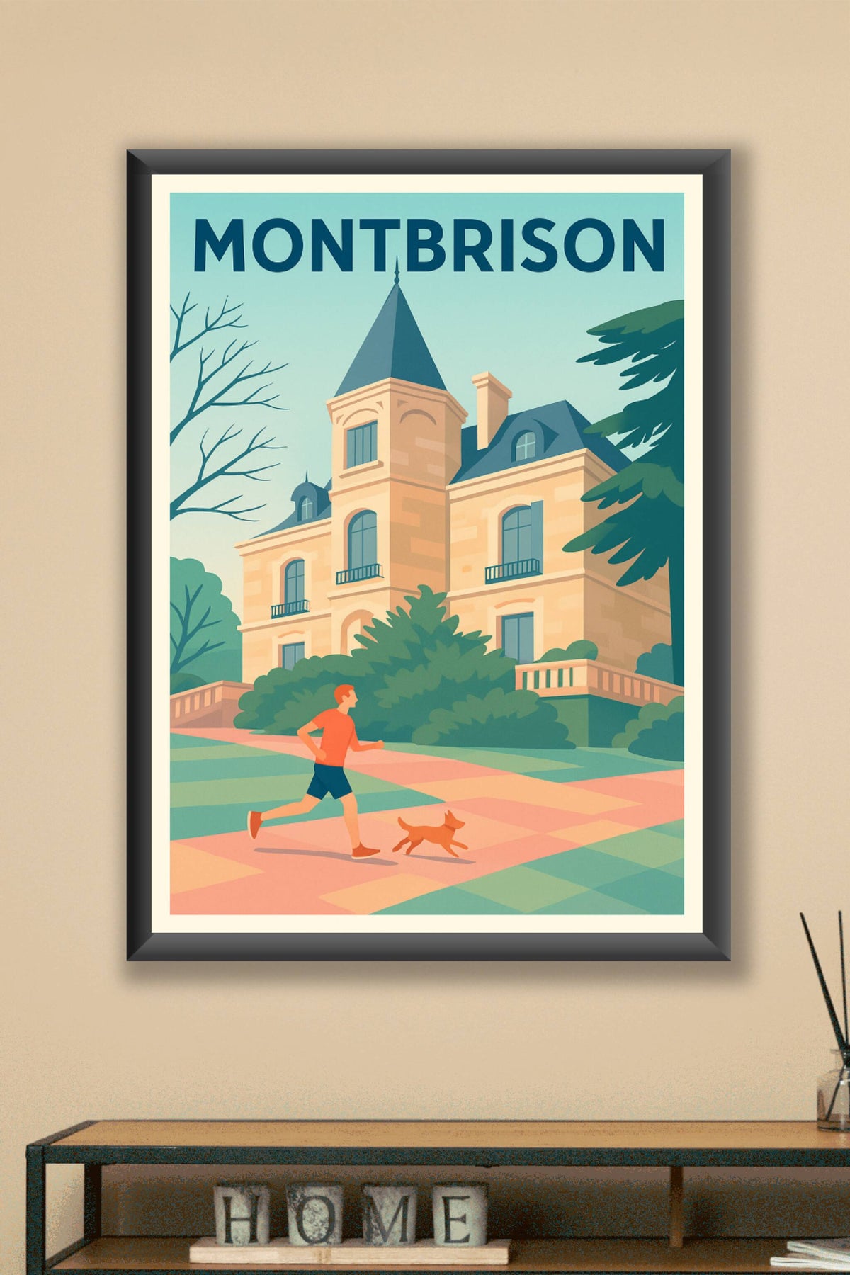 Affiche de Montbrison - L'élégance d'une balade champêtre