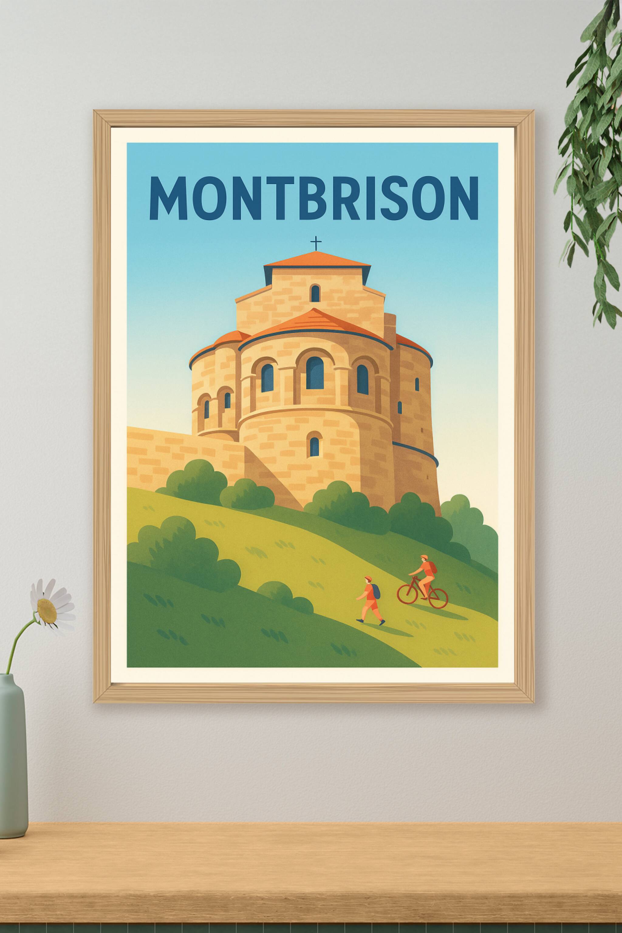 Affiche de Montbrison - Patrimoine et nature à découvrir