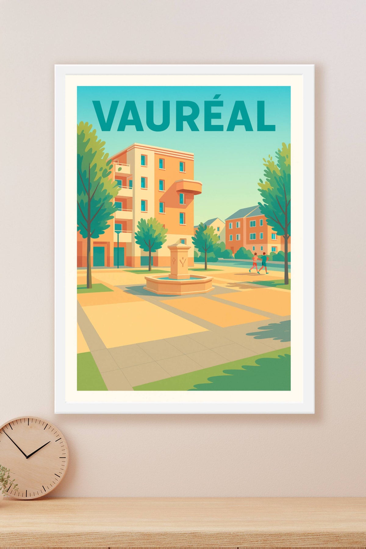 Affiche de Vauréal - L'Esprit Paisible de la Ville Verte