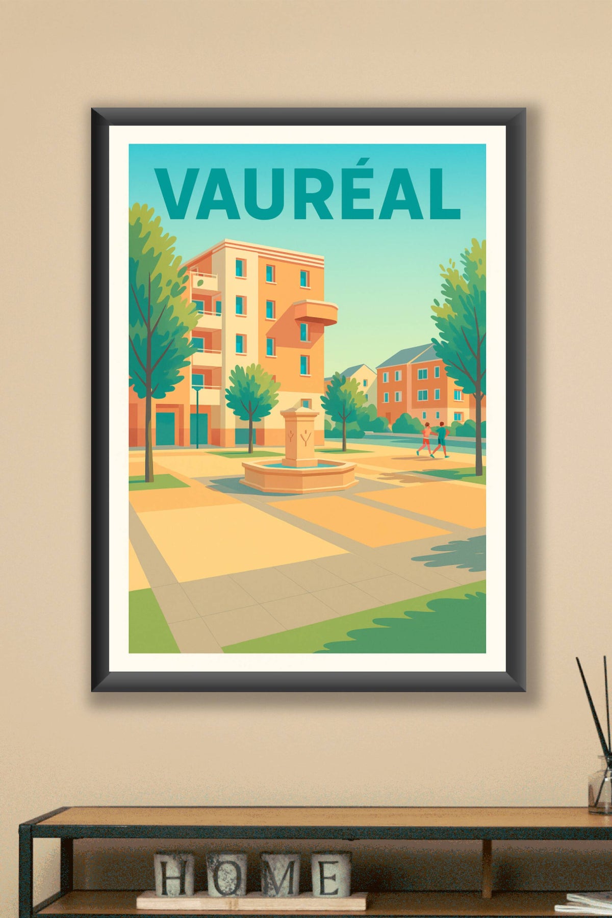 Affiche de Vauréal - L'Esprit Paisible de la Ville Verte
