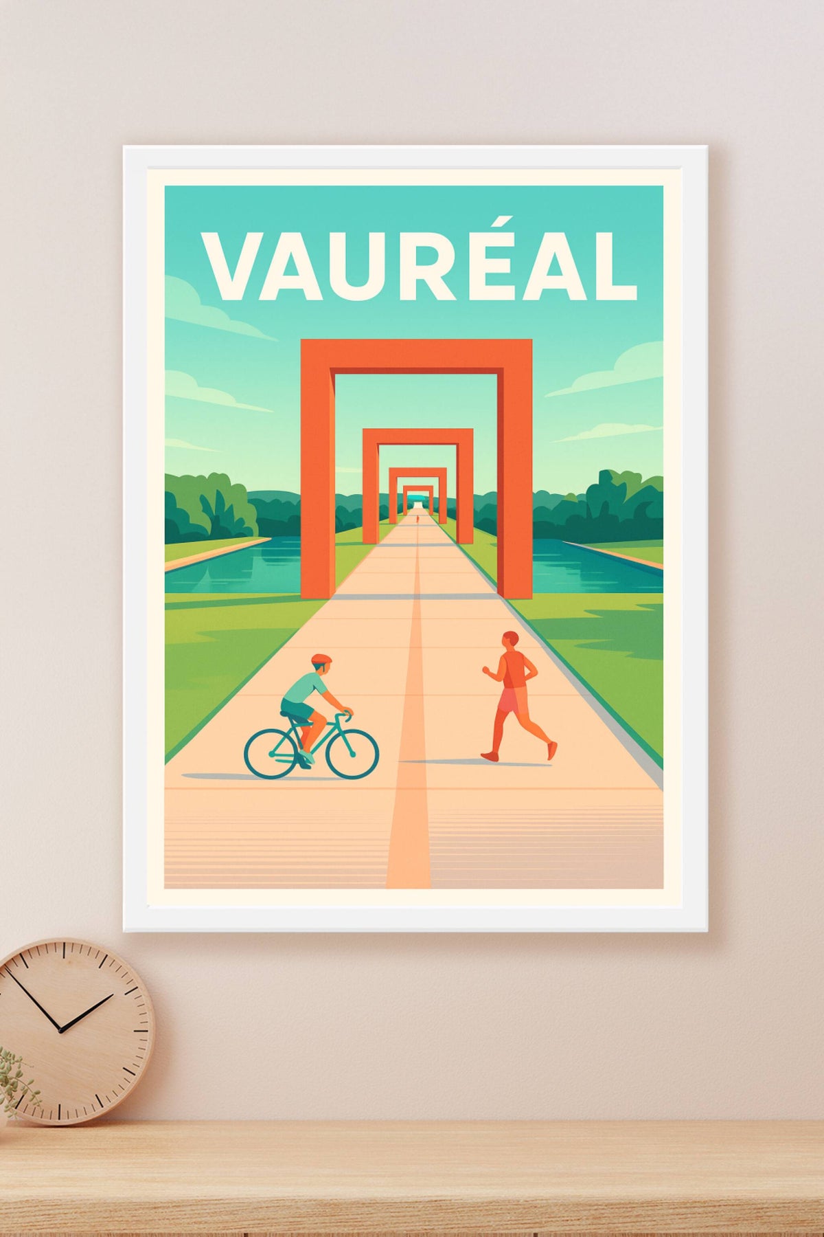Affiche de Vauréal - L'Art du Chemin Infini