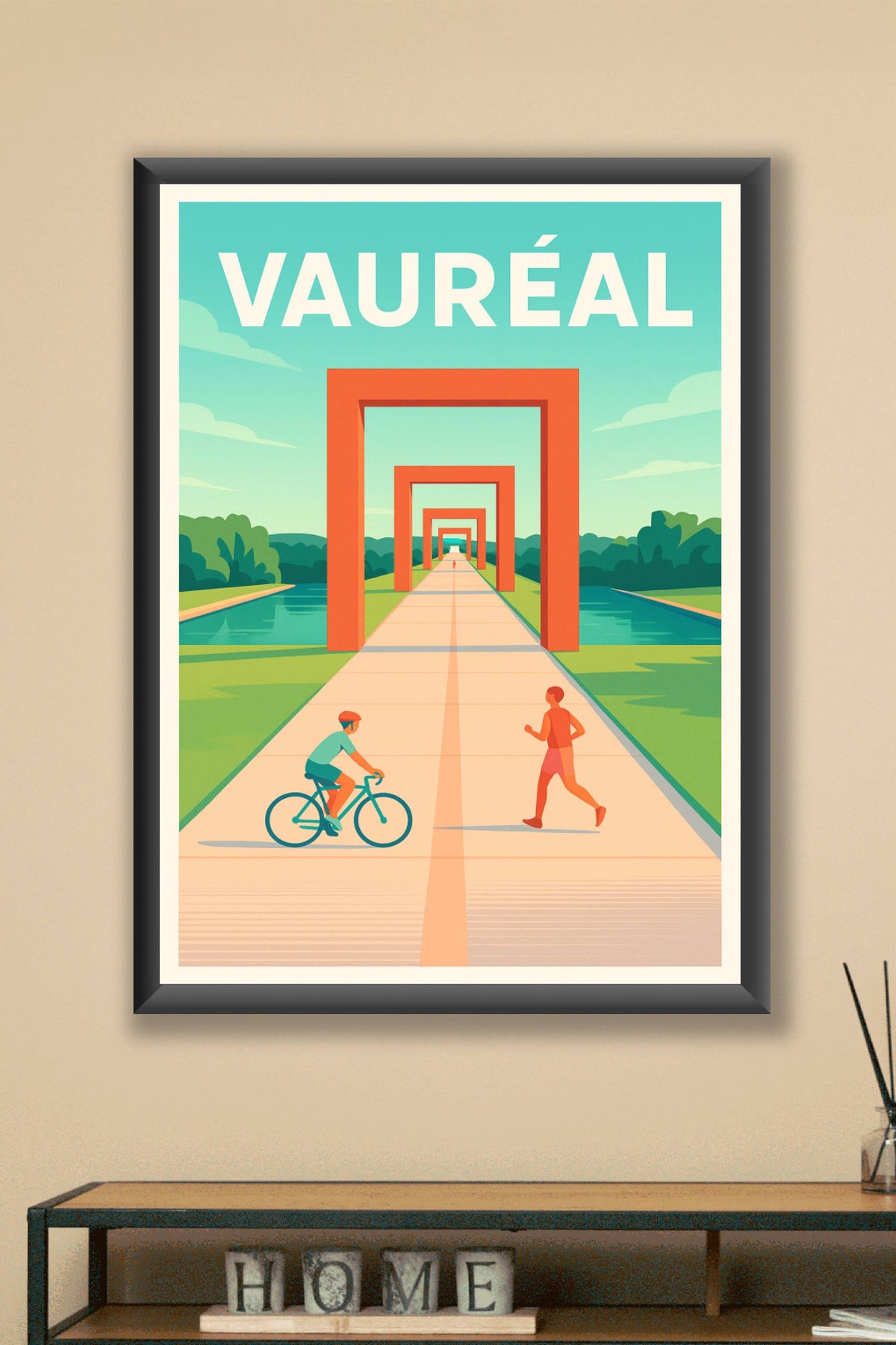 Affiche de Vauréal - L'Art du Chemin Infini
