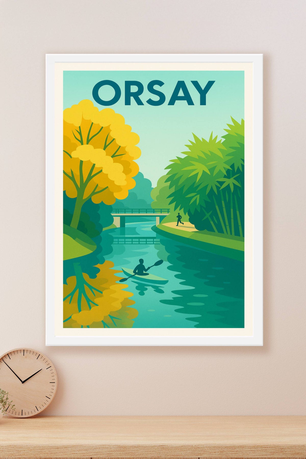 Affiche de Orsay - Nature et loisirs au fil de l'eau