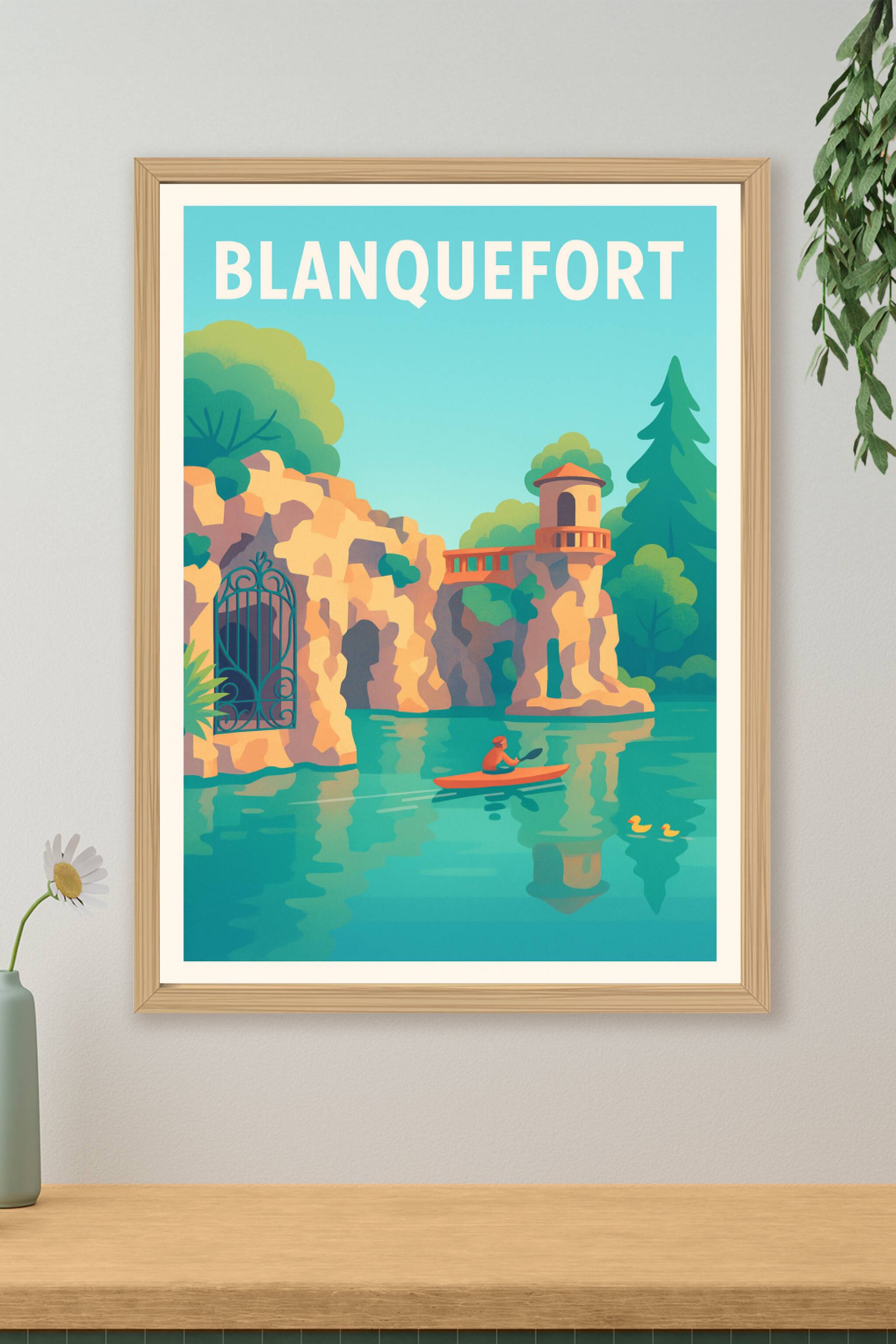 Affiche de Blanquefort - Évasion et sérénité au fil de l'eau