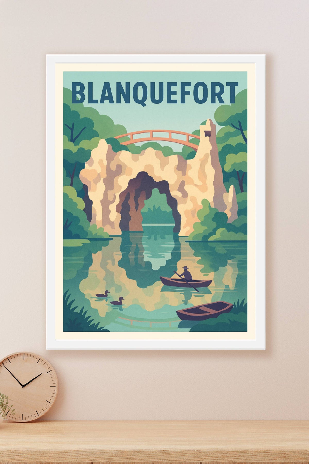 Affiche de Blanquefort - Évasion bucolique au bord de l'eau