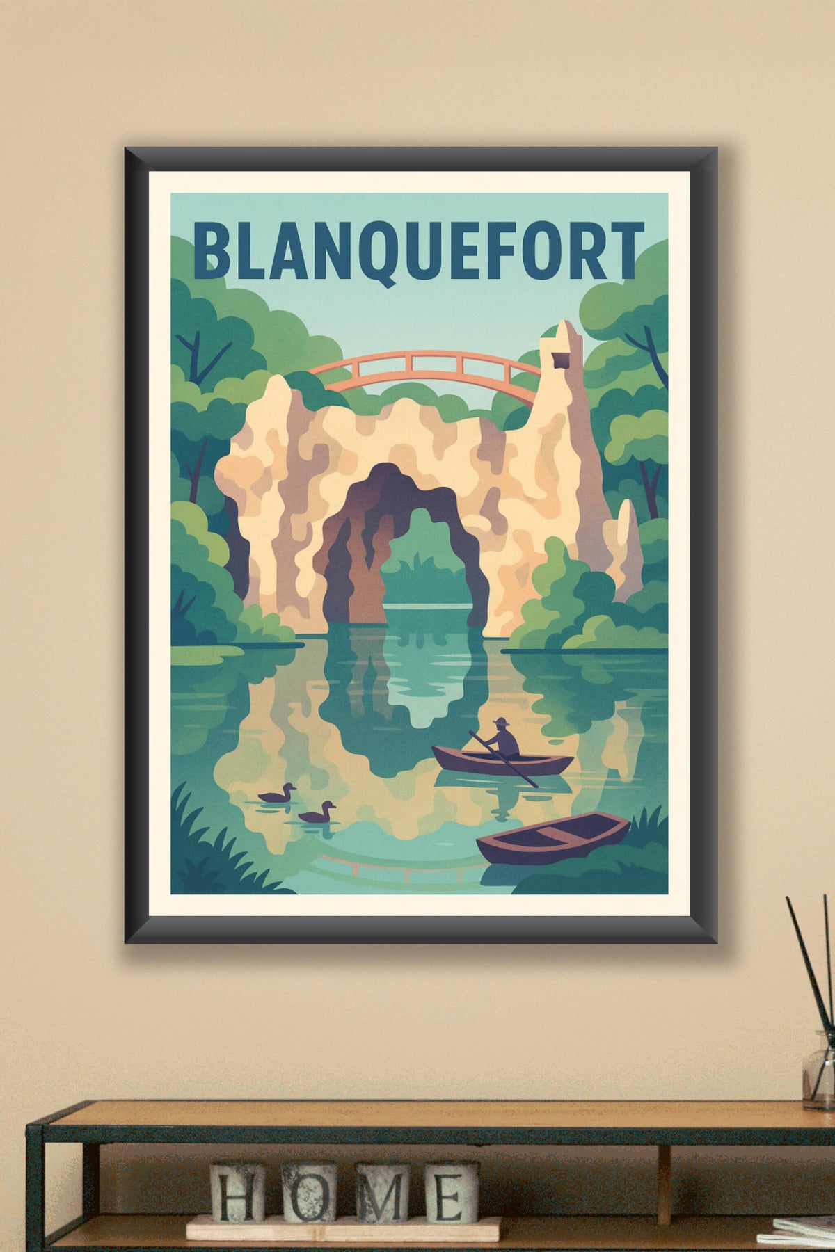 Affiche de Blanquefort - Évasion bucolique au bord de l'eau