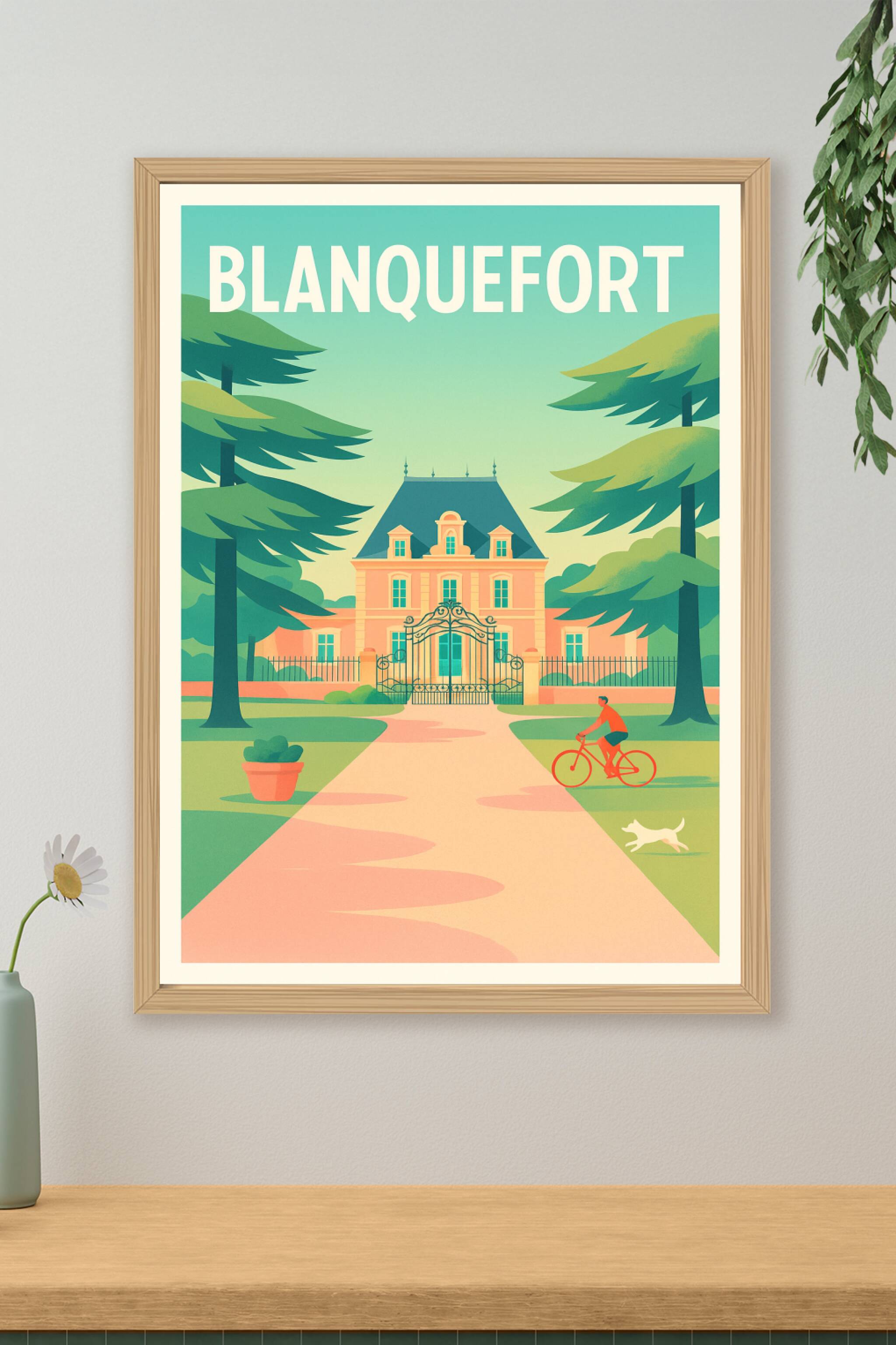 Affiche de Blanquefort - Élégance et sérénité au cœur de la ville