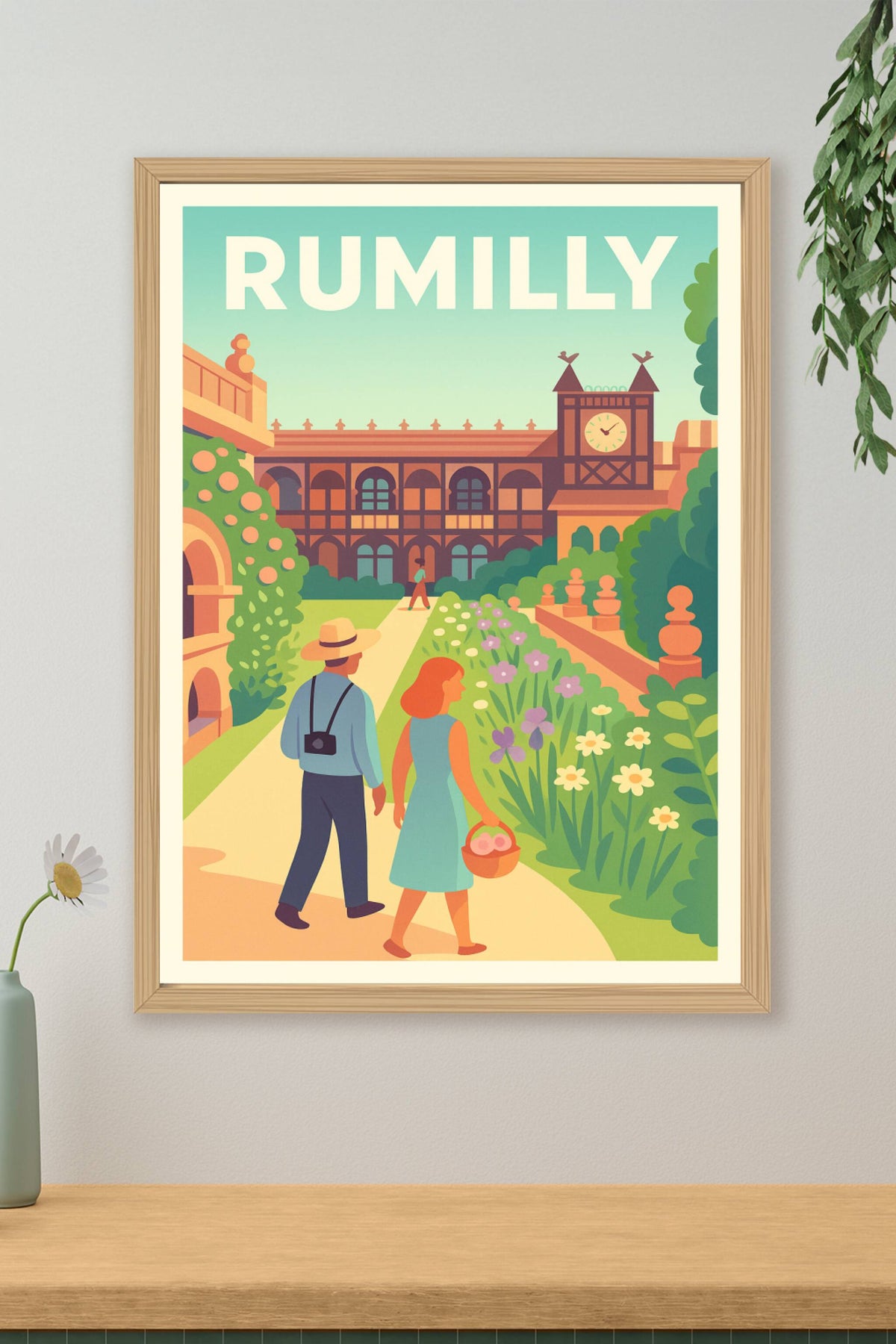 Affiche de Rumilly - Promenade bucolique dans les jardins historiques