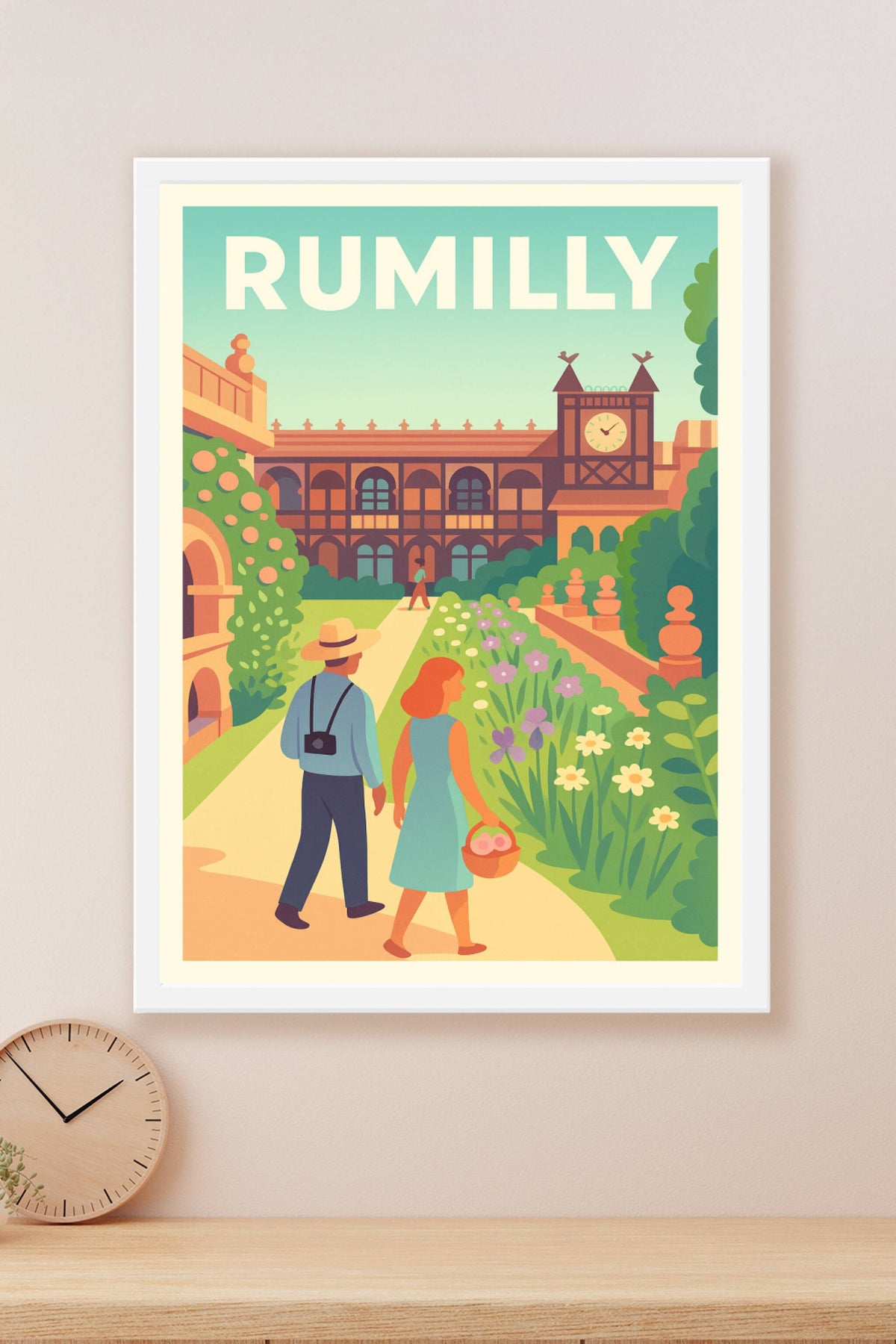 Affiche de Rumilly - Promenade bucolique dans les jardins historiques