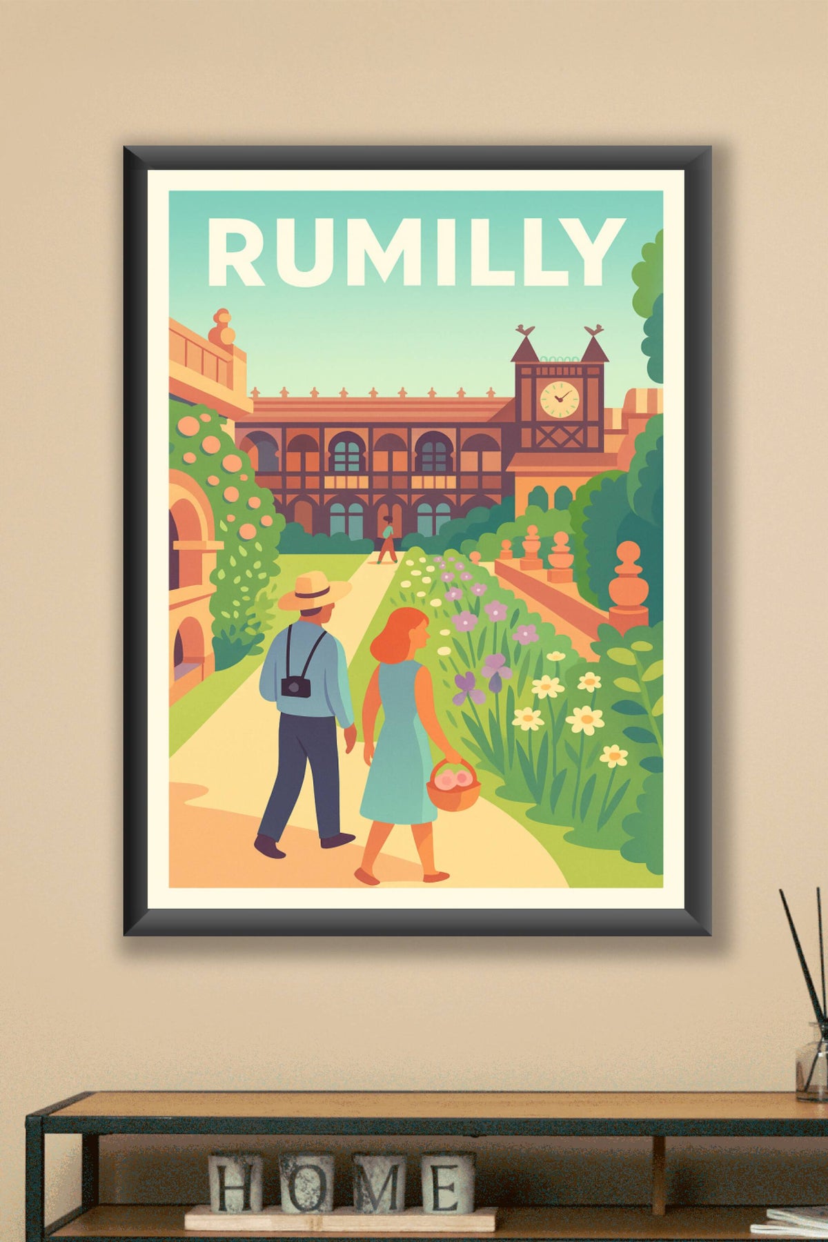 Affiche de Rumilly - Promenade bucolique dans les jardins historiques