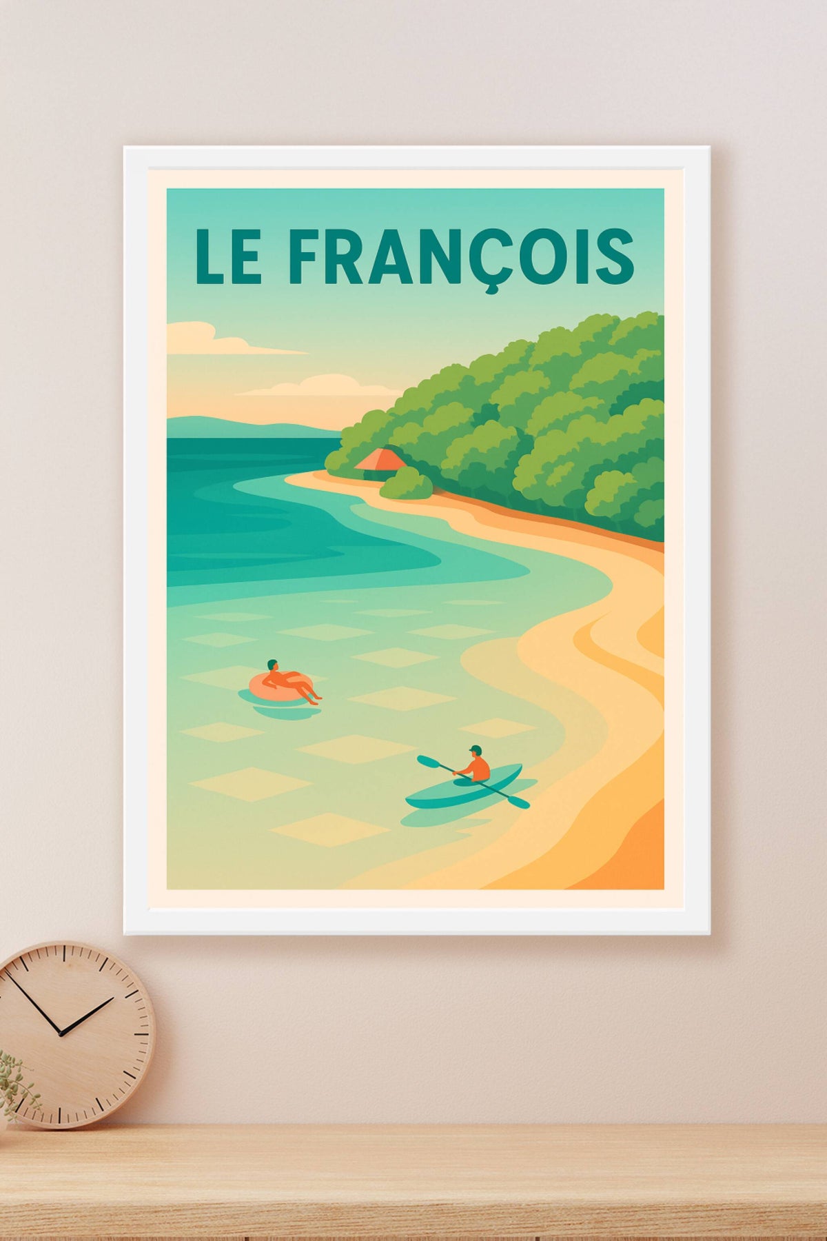 Affiche de Le François - Évasion tropicale au bord de l'eau