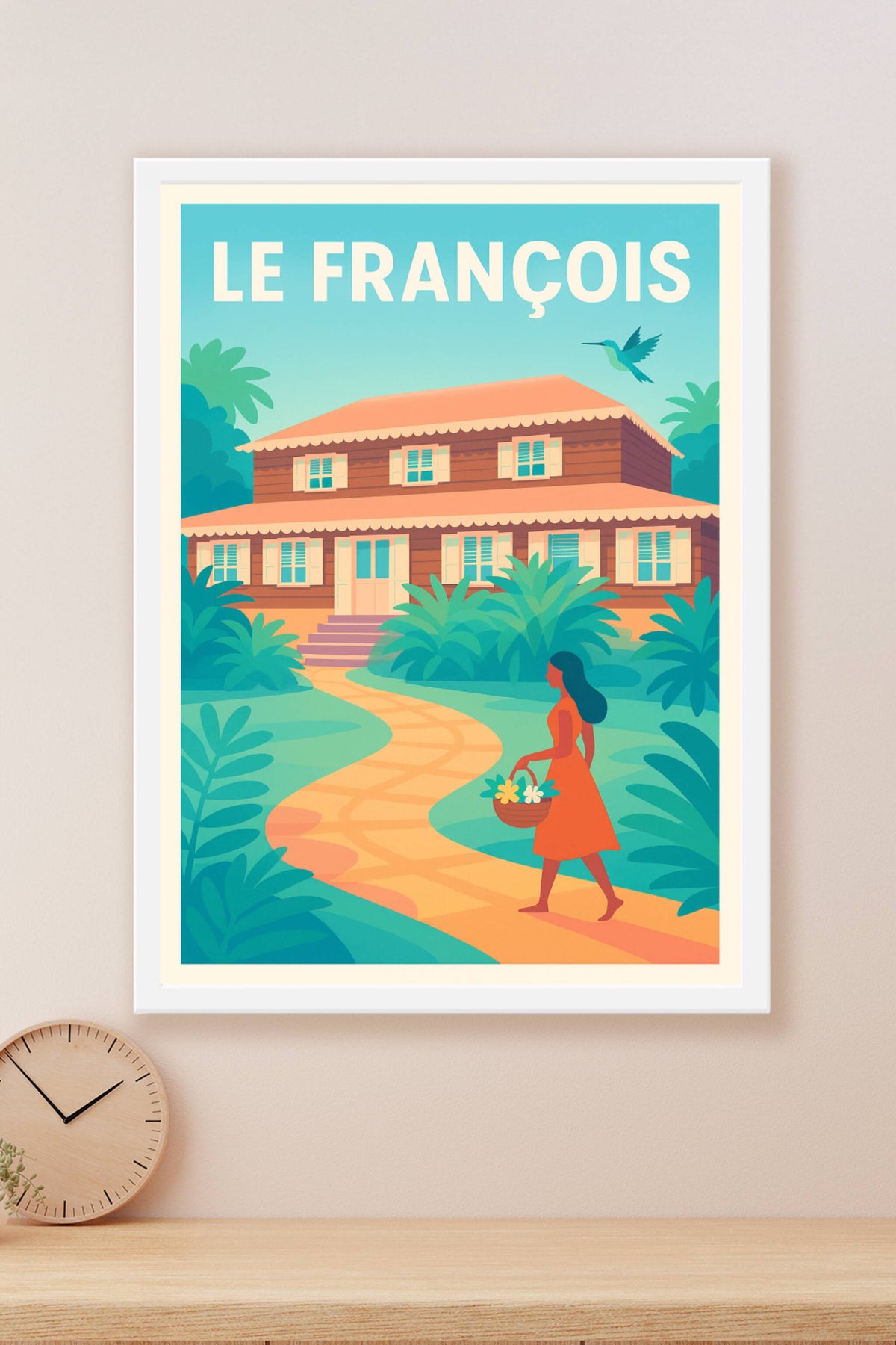 Affiche de Le François - Douceur et charme créole