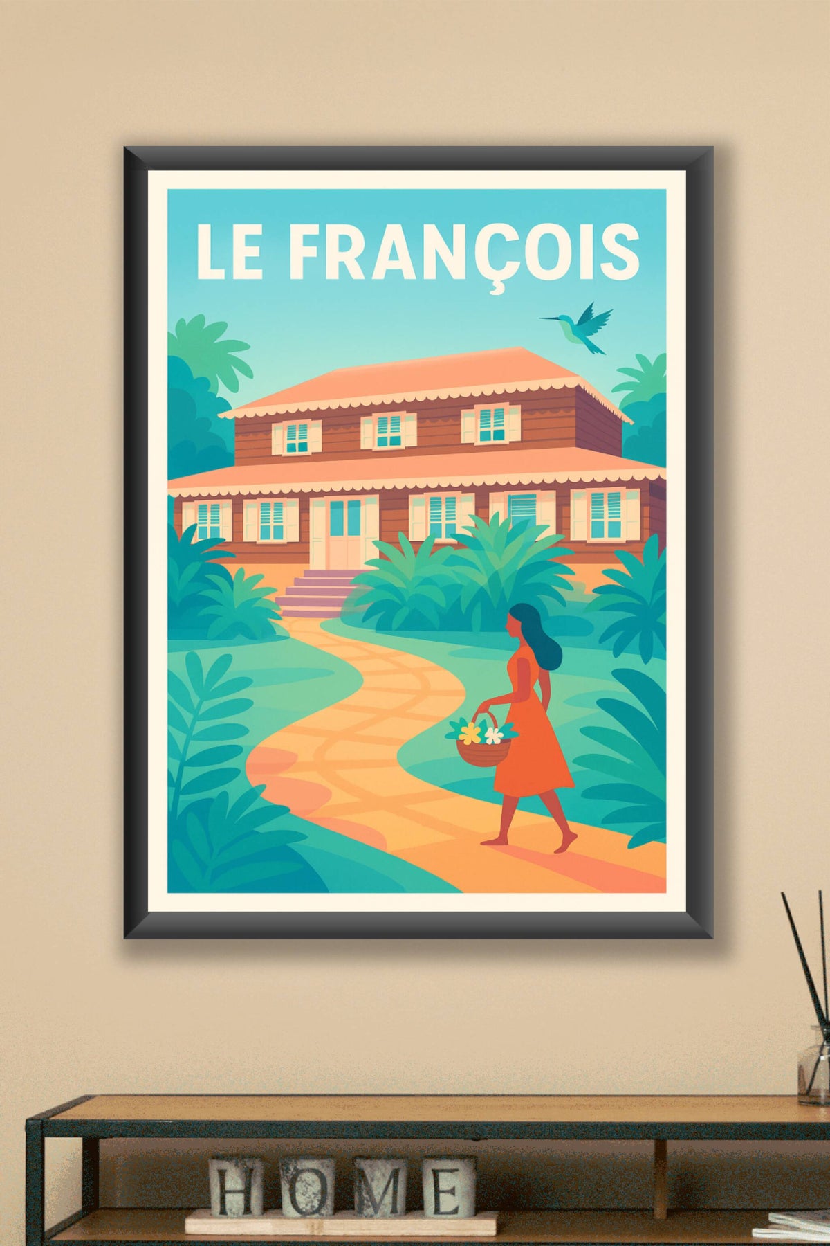 Affiche de Le François - Douceur et charme créole