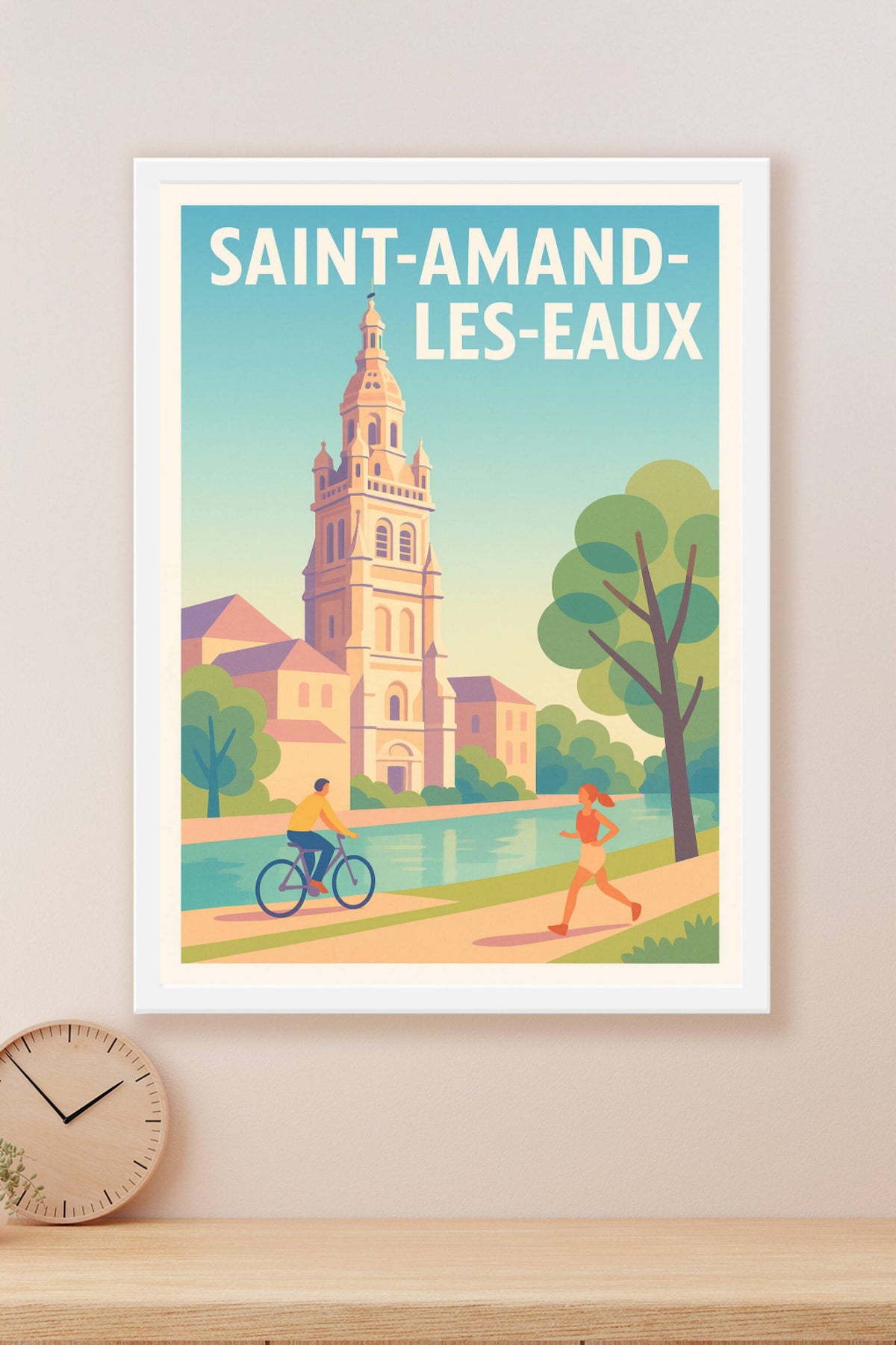 Affiche de Saint-Amand-les-Eaux - Un havre de nature et d'histoire