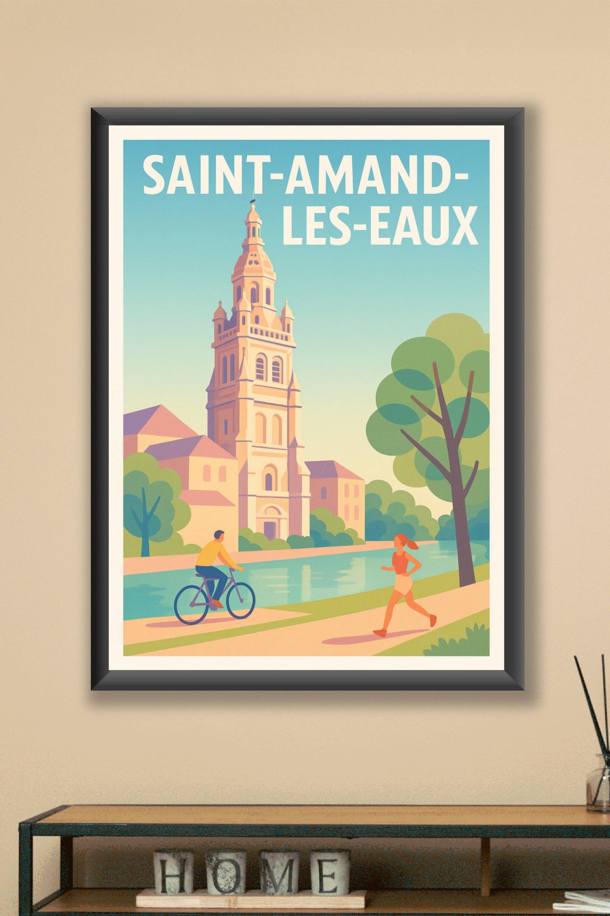 Affiche de Saint-Amand-les-Eaux - Un havre de nature et d'histoire