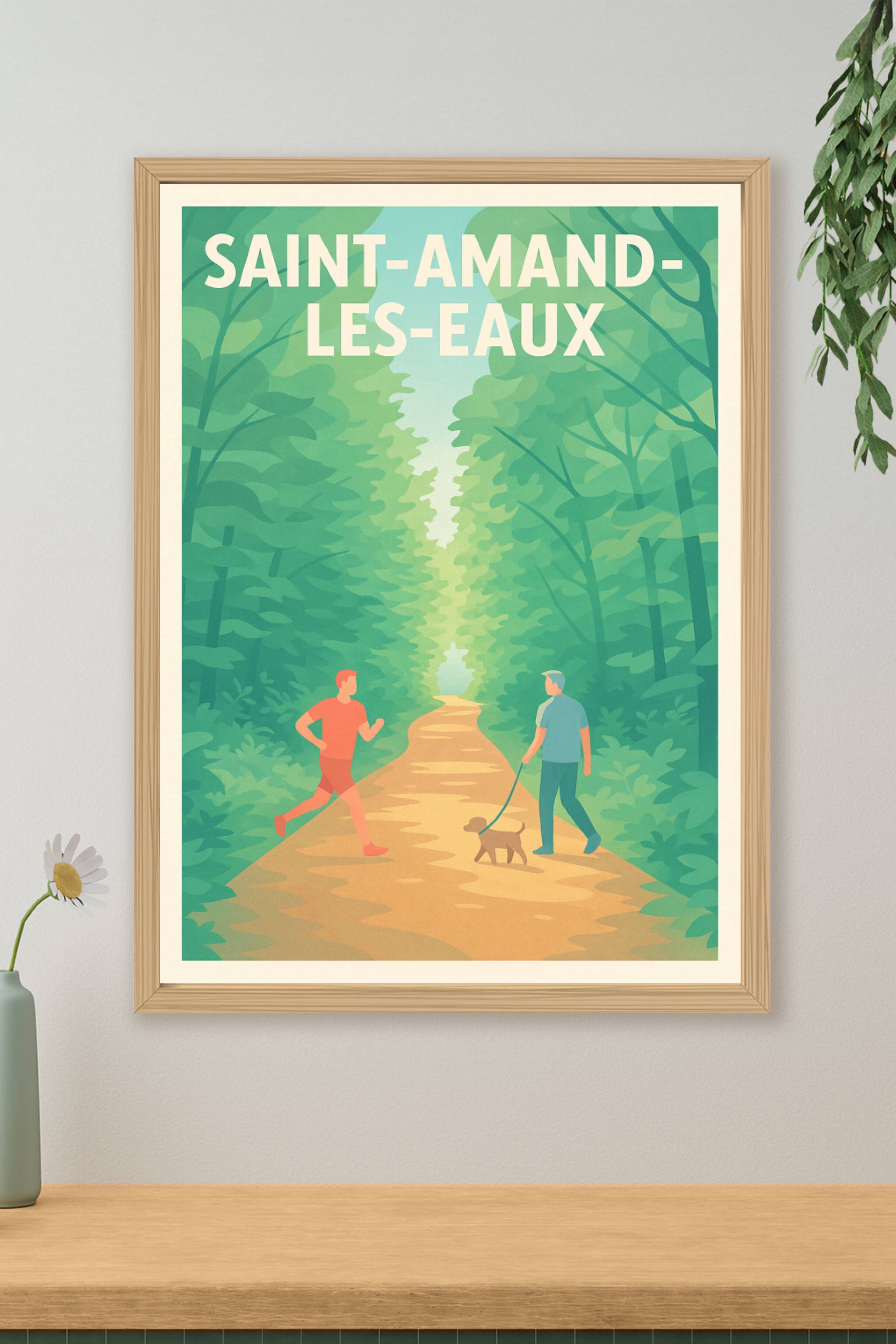 Affiche de Saint-Amand-les-Eaux - Évasion Nature au Quotidien