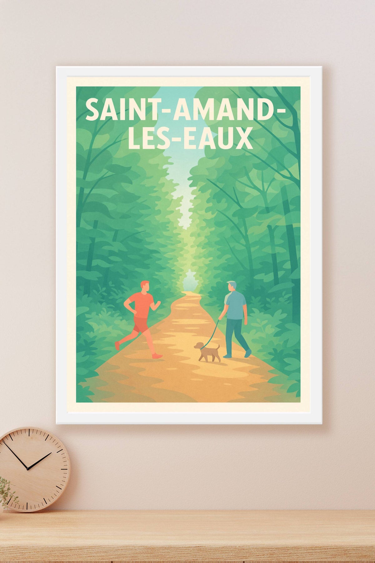 Affiche de Saint-Amand-les-Eaux - Évasion Nature au Quotidien