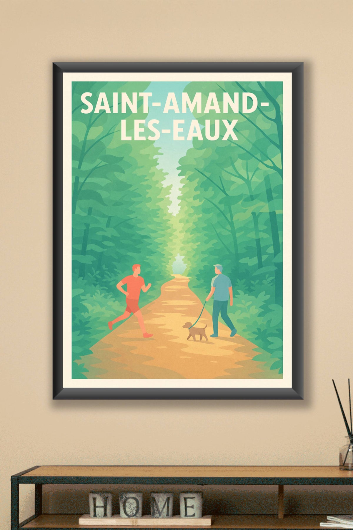 Affiche de Saint-Amand-les-Eaux - Évasion Nature au Quotidien