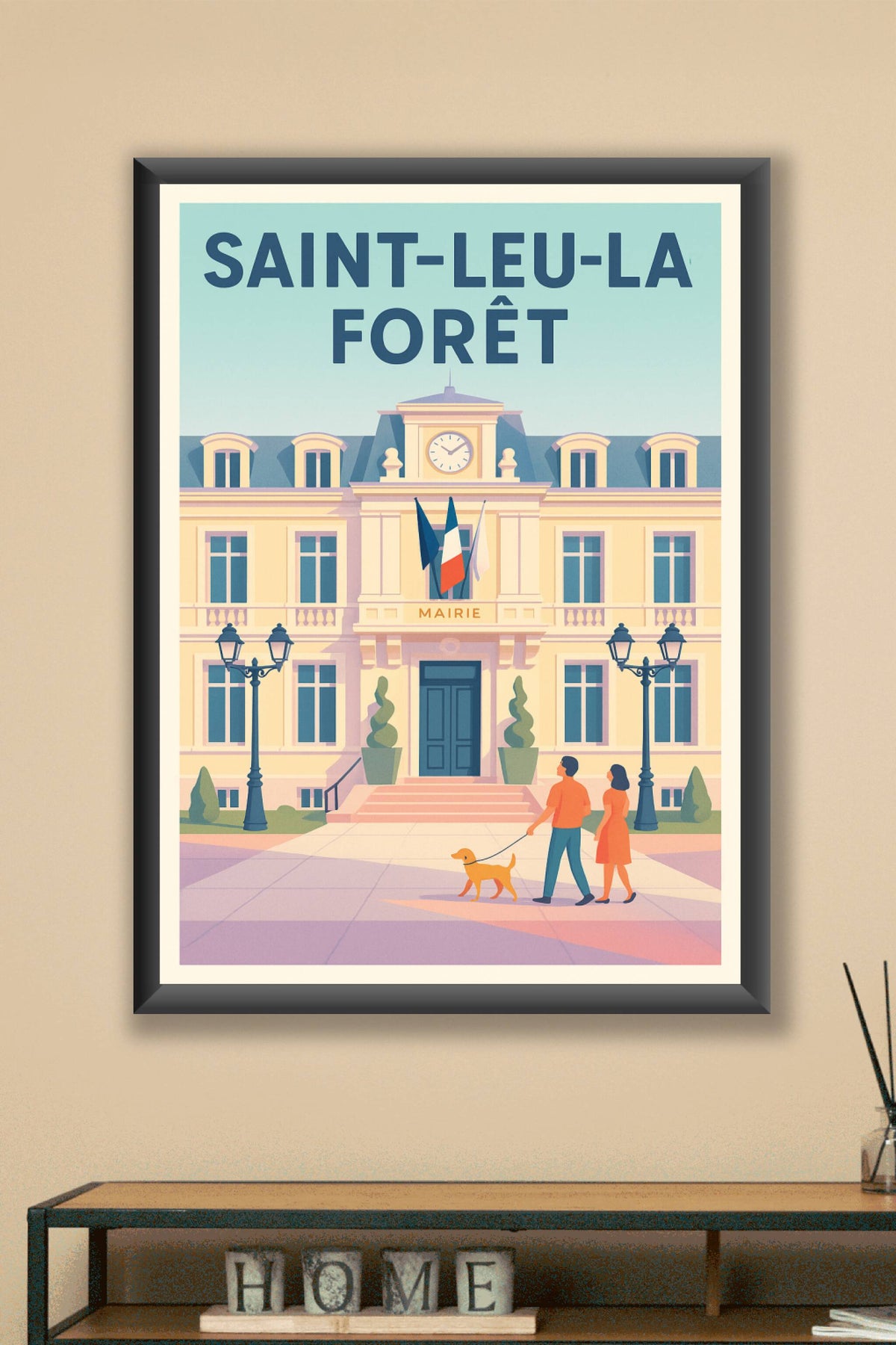Affiche de Saint-Leu-la-Forêt - Charme et sérénité au cœur de la ville
