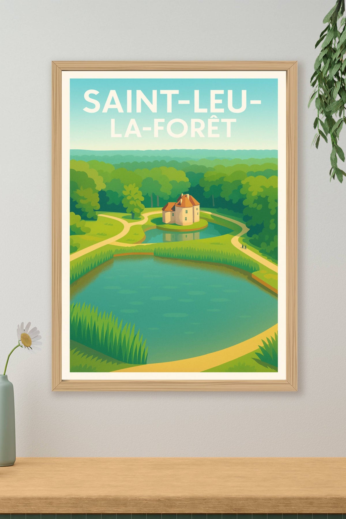 Affiche de Saint-Leu-la-Forêt - Havre de verdure et sérénité