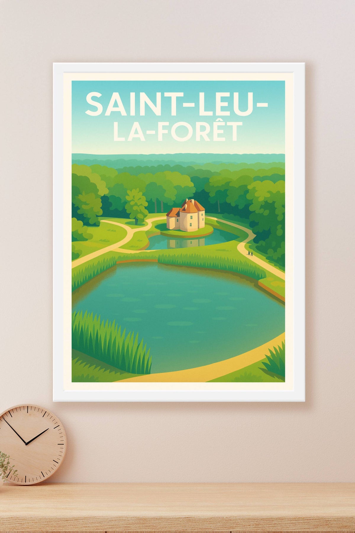 Affiche de Saint-Leu-la-Forêt - Havre de verdure et sérénité