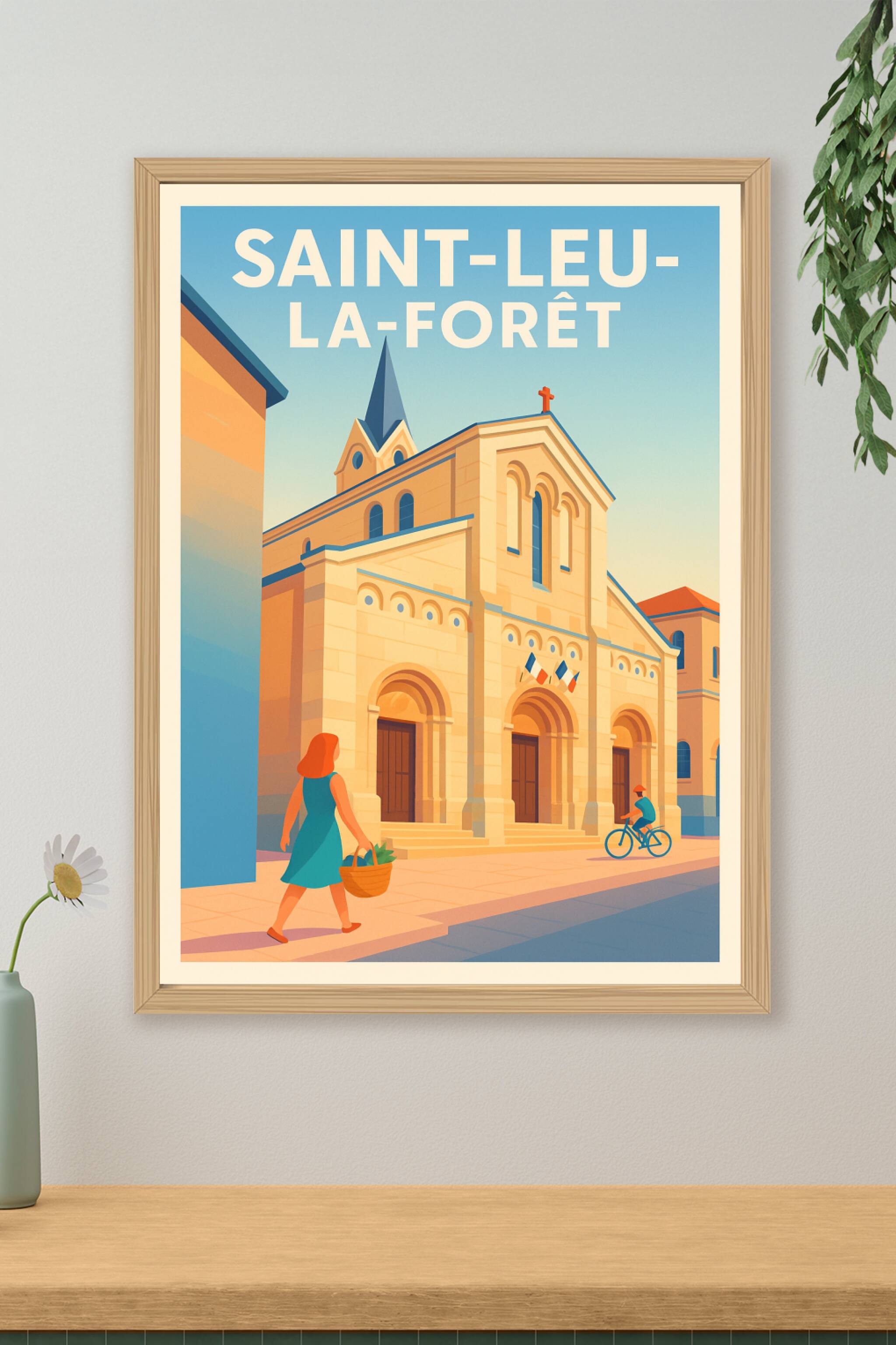 Affiche de Saint-Leu-La-Forêt - Charme et sérénité au cœur de la ville