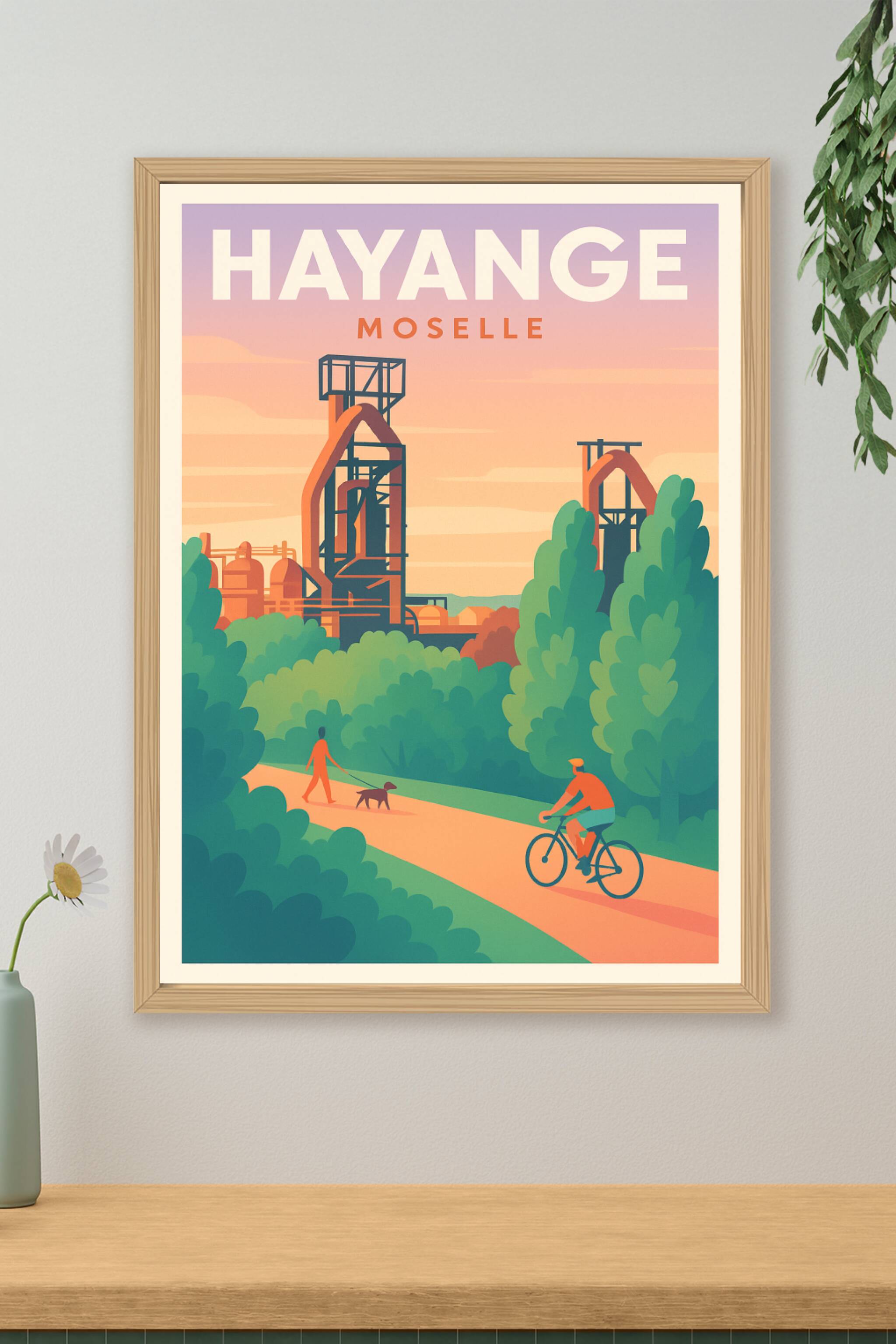 Affiche de Hayange - Entre nature et industrie