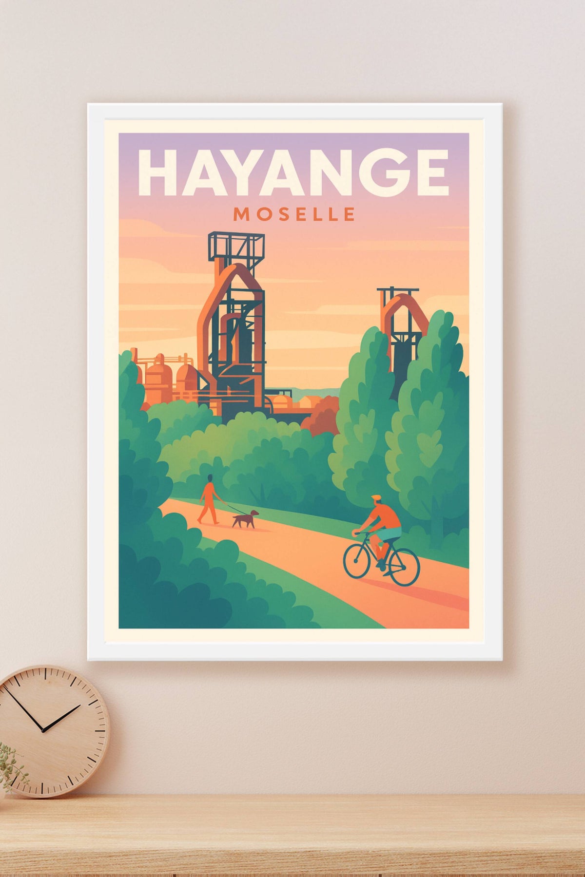 Affiche de Hayange - Entre nature et industrie