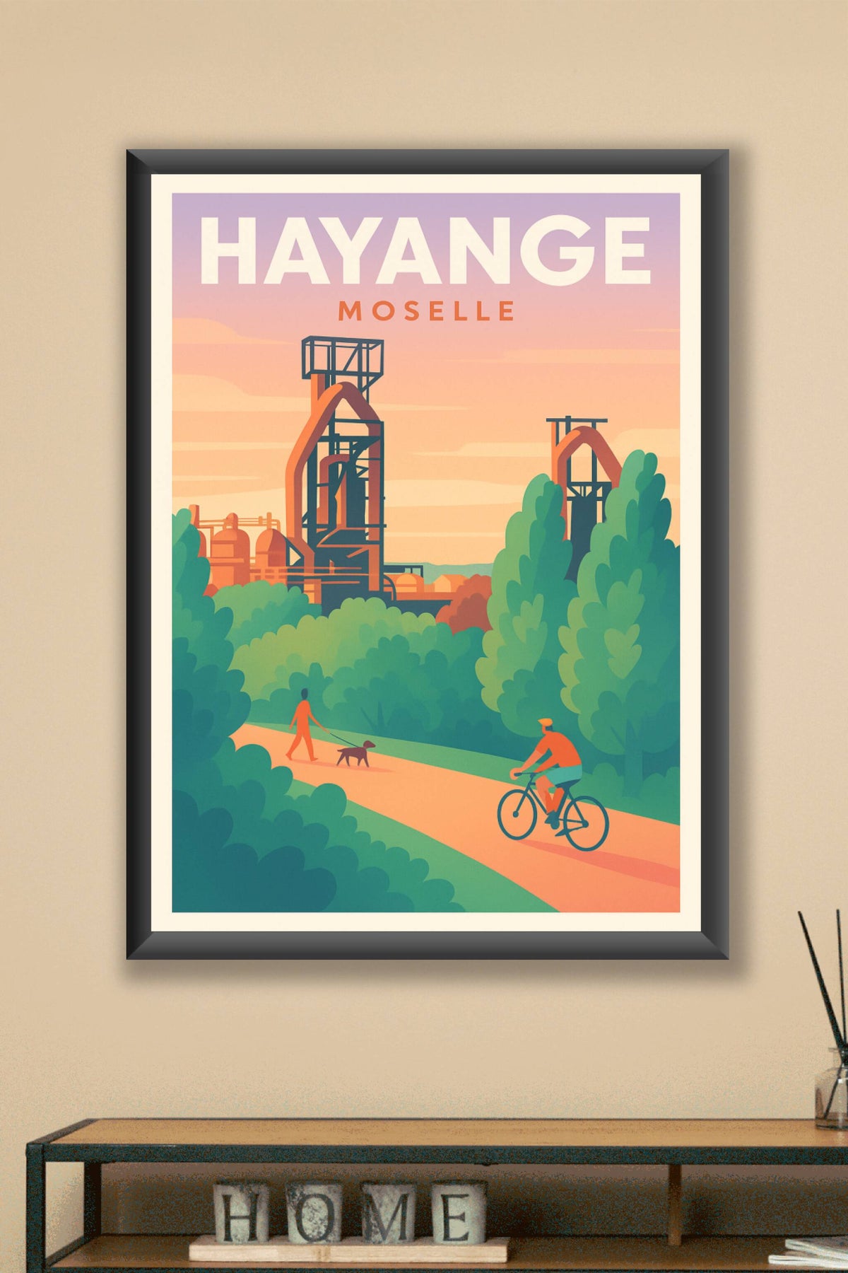 Affiche de Hayange - Entre nature et industrie