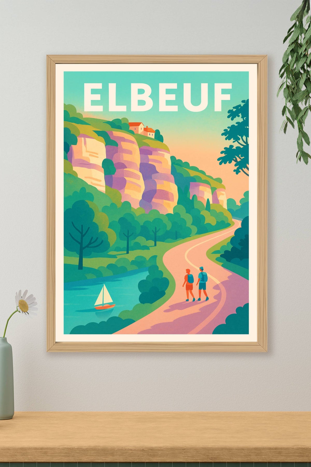 Affiche de Elbeuf - Escapade nature et douceur de vivre