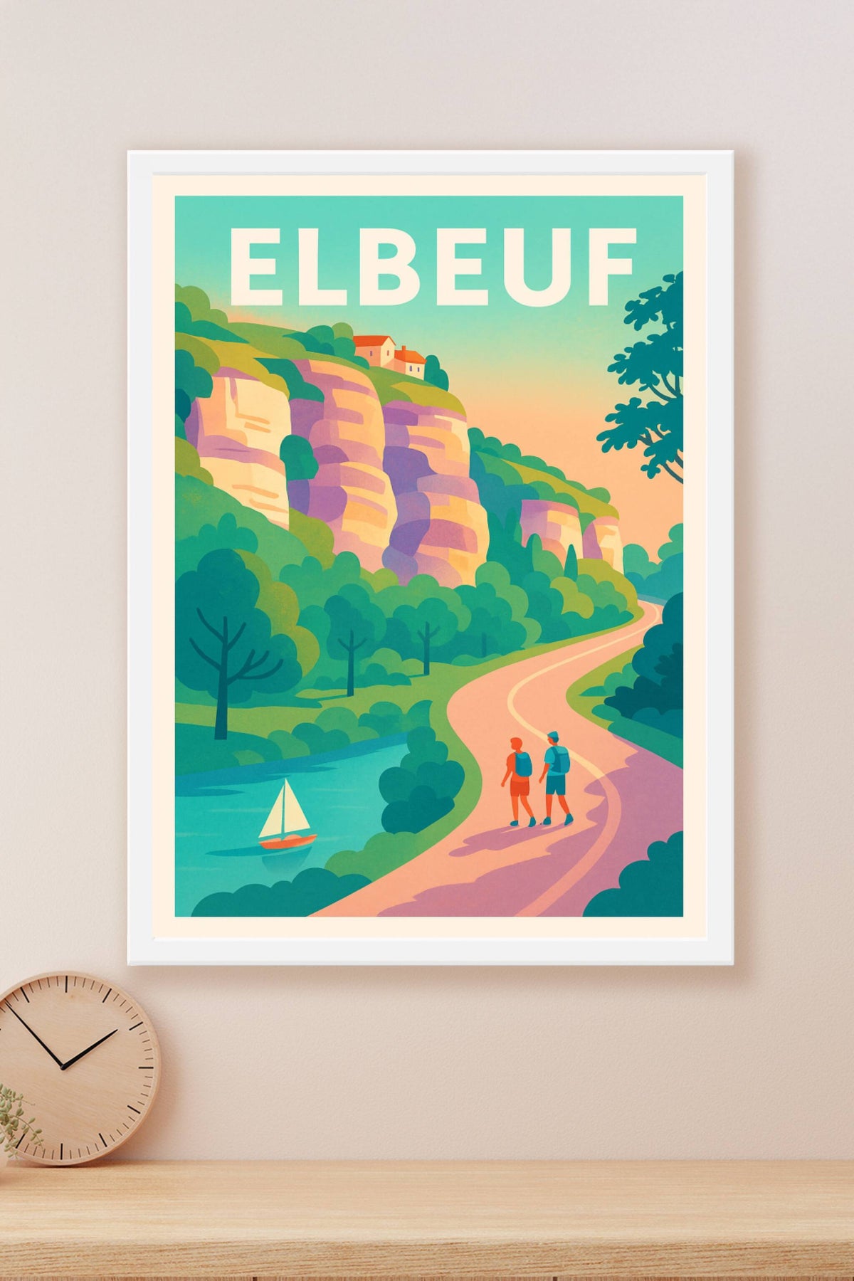 Affiche de Elbeuf - Escapade nature et douceur de vivre