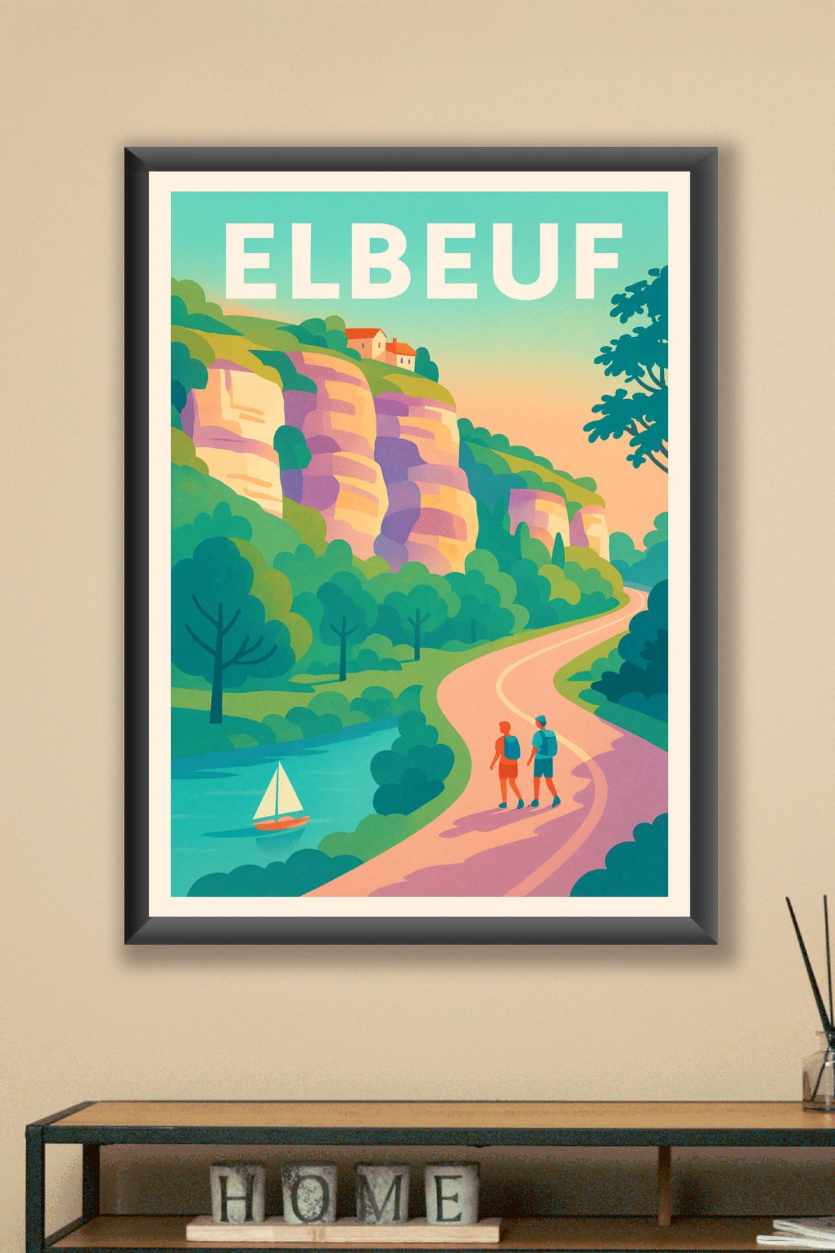 Affiche de Elbeuf - Escapade nature et douceur de vivre