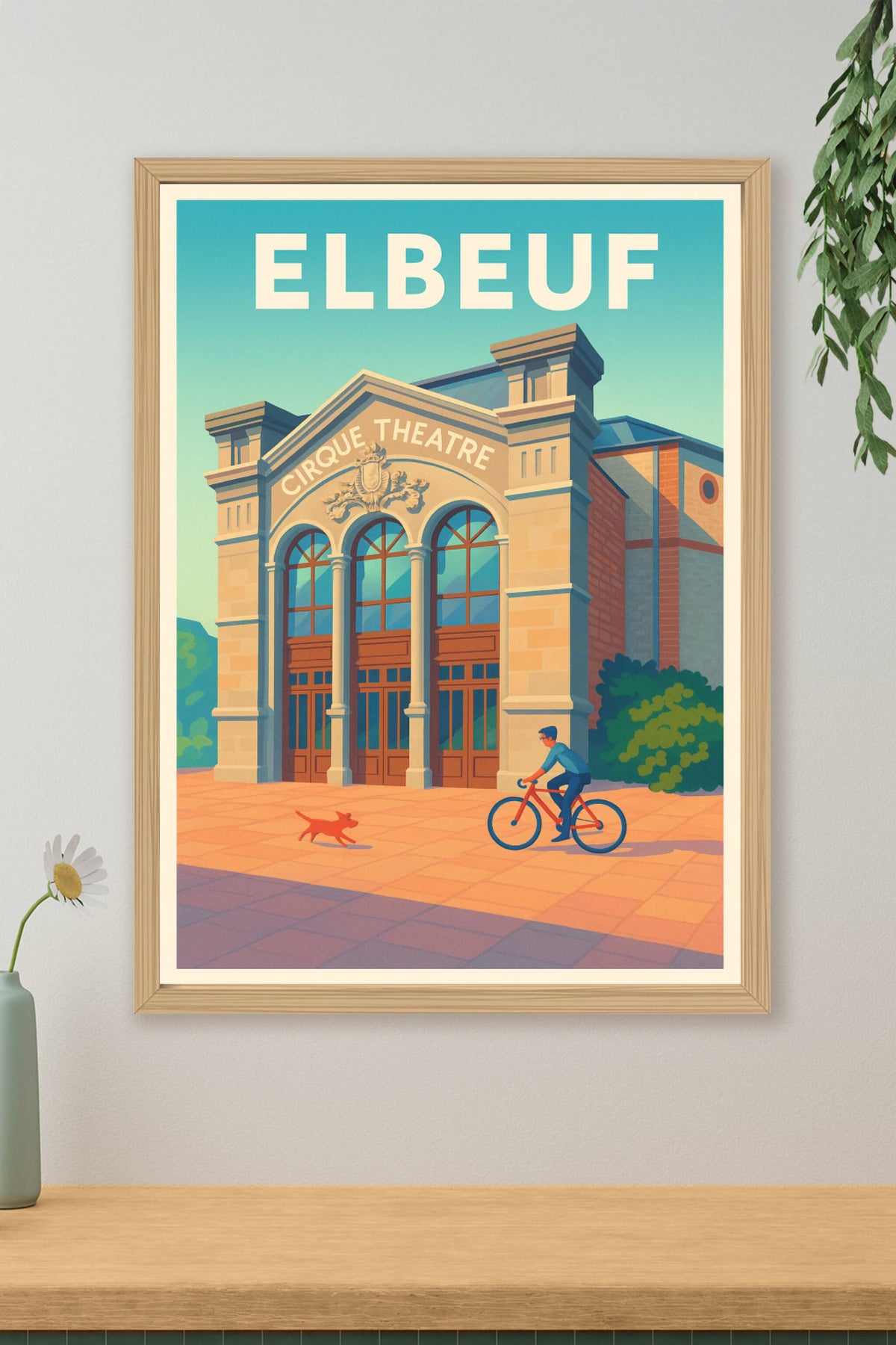 Affiche de Elbeuf - L'élégance du Cirque Théâtre