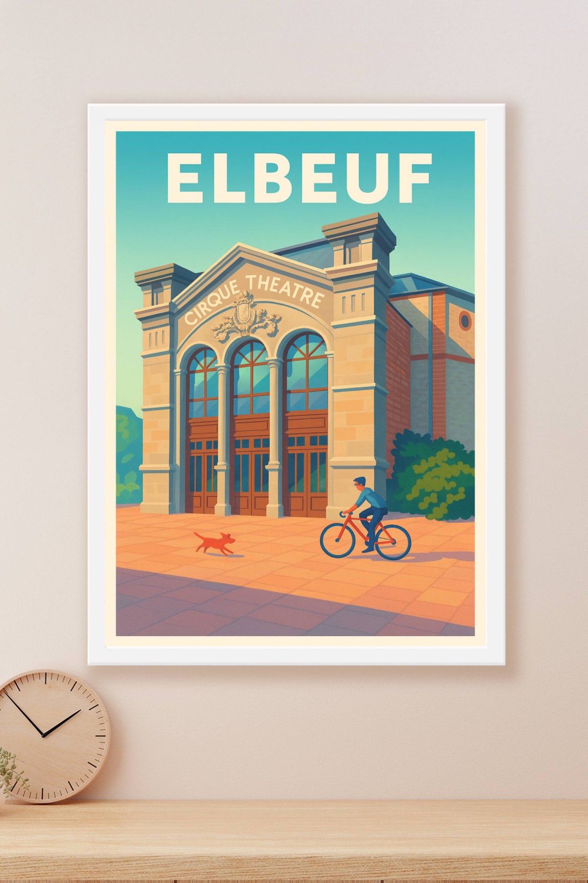 Affiche de Elbeuf - L'élégance du Cirque Théâtre