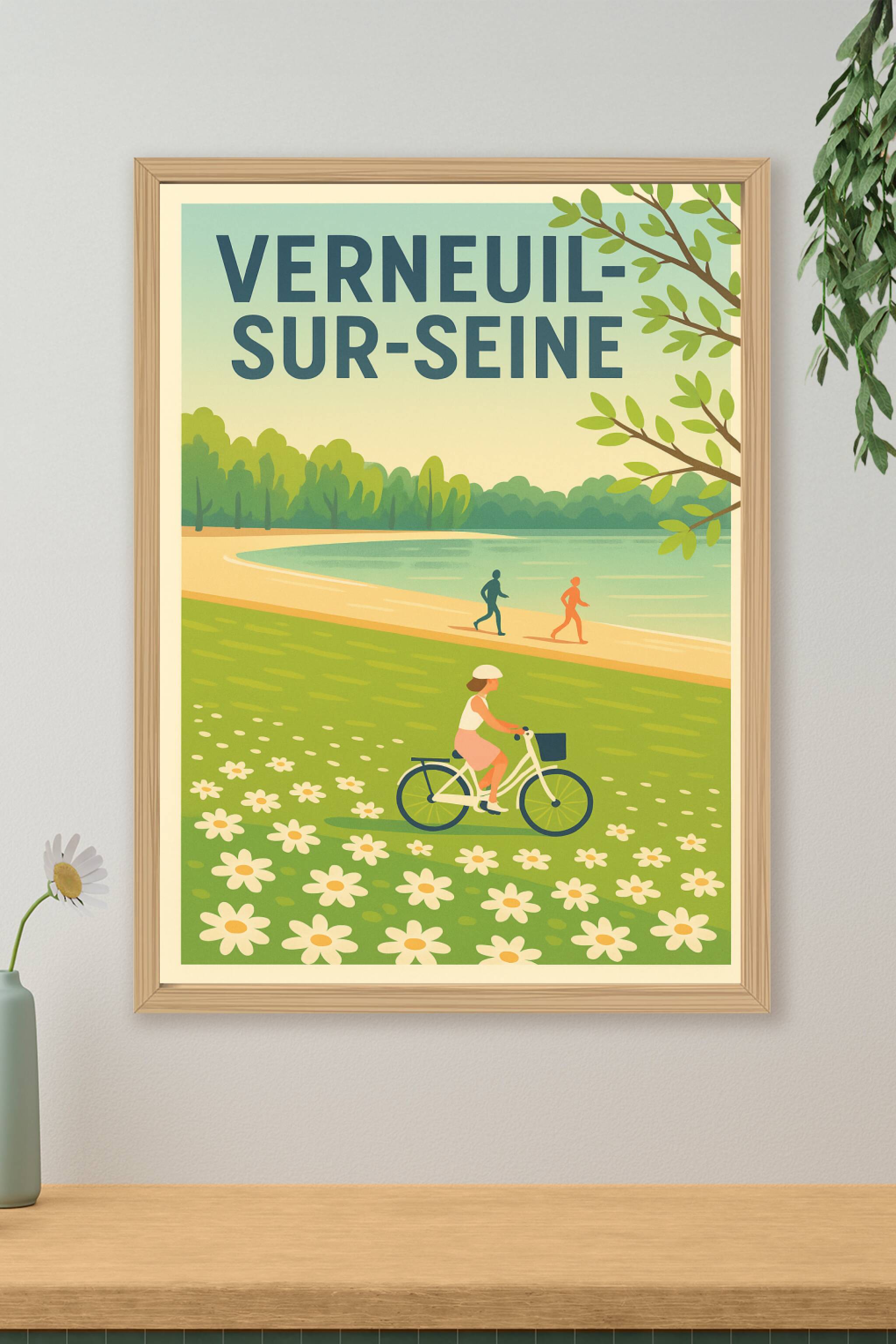 Affiche de Verneuil-sur-Seine - Évasion nature au fil de l'eau