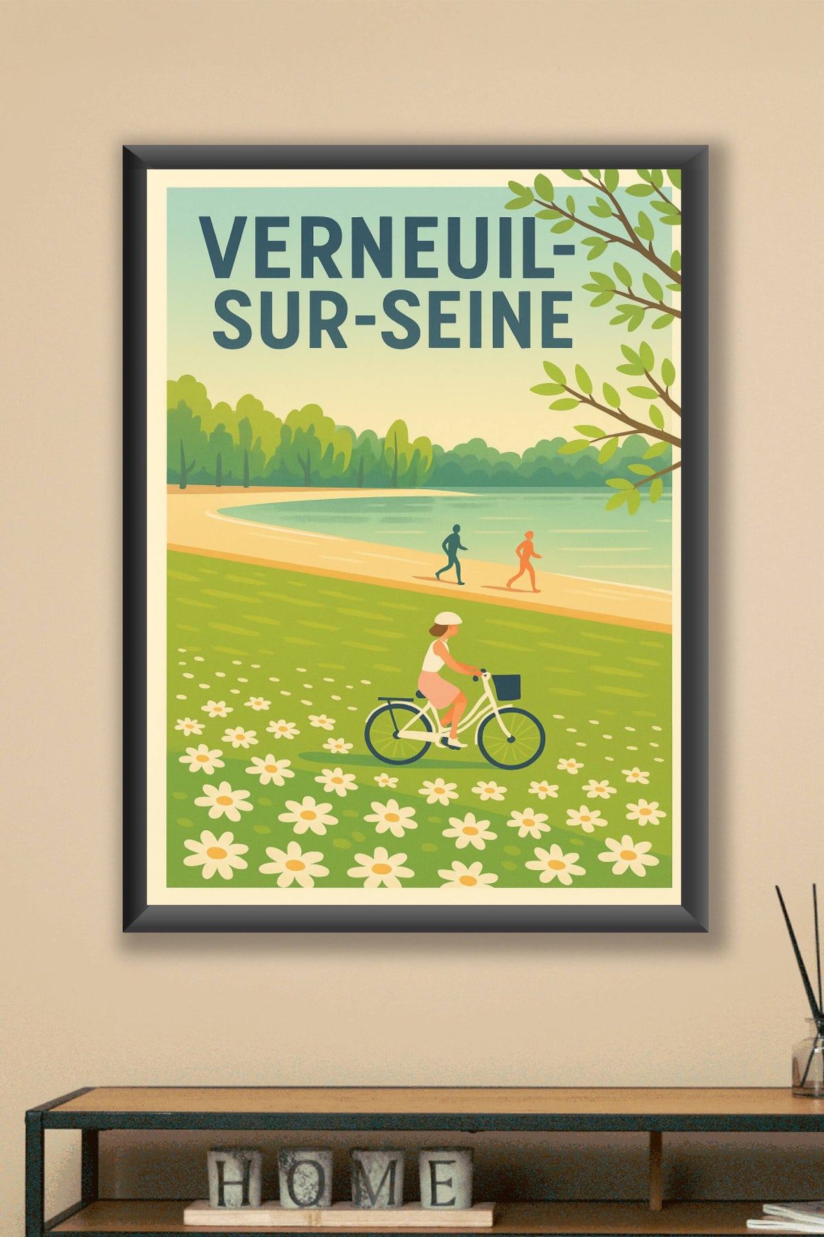 Affiche de Verneuil-sur-Seine - Évasion nature au fil de l'eau