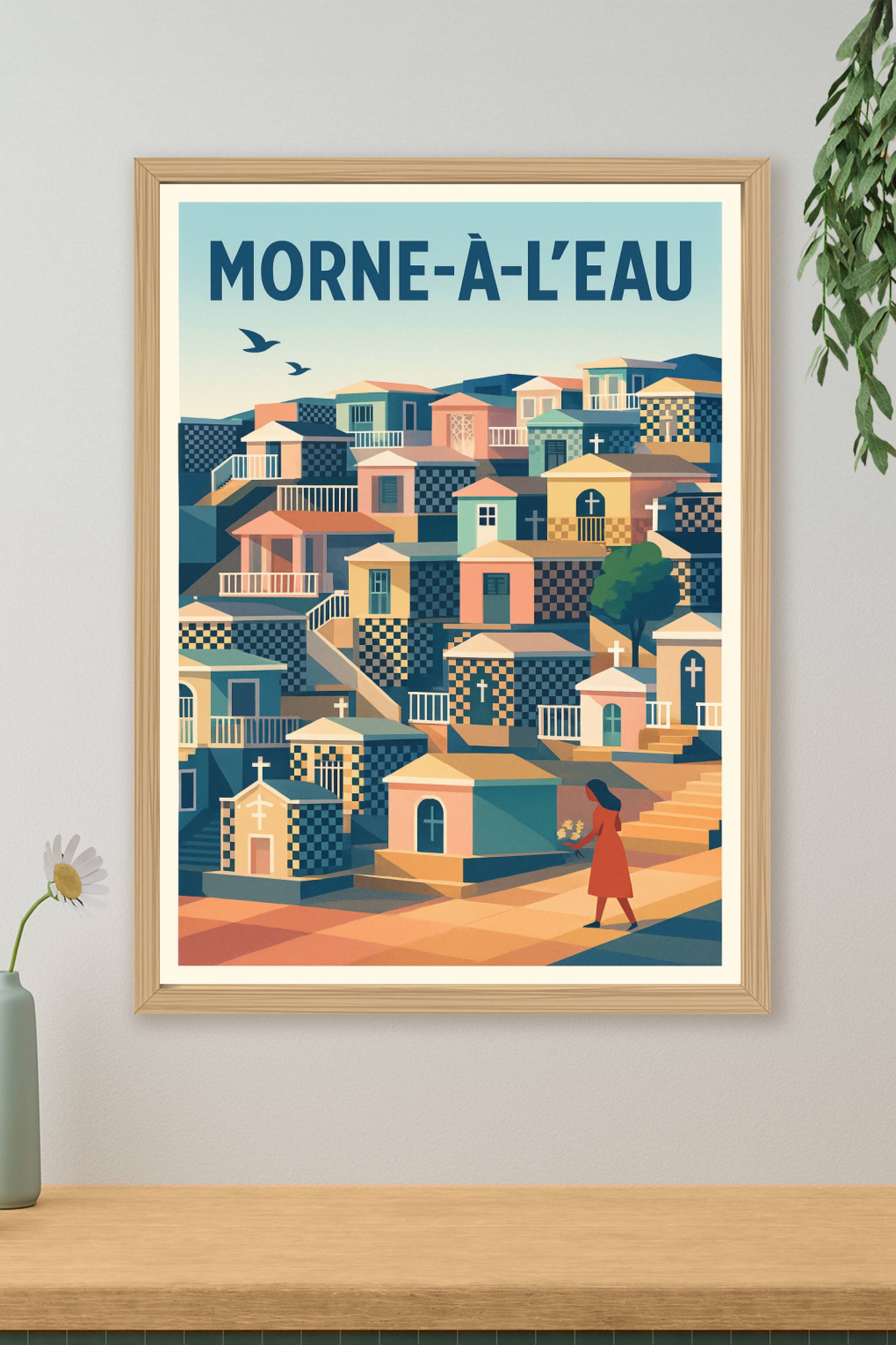 Affiche de Morne-à-l'Eau - Charme coloré et patrimoine unique