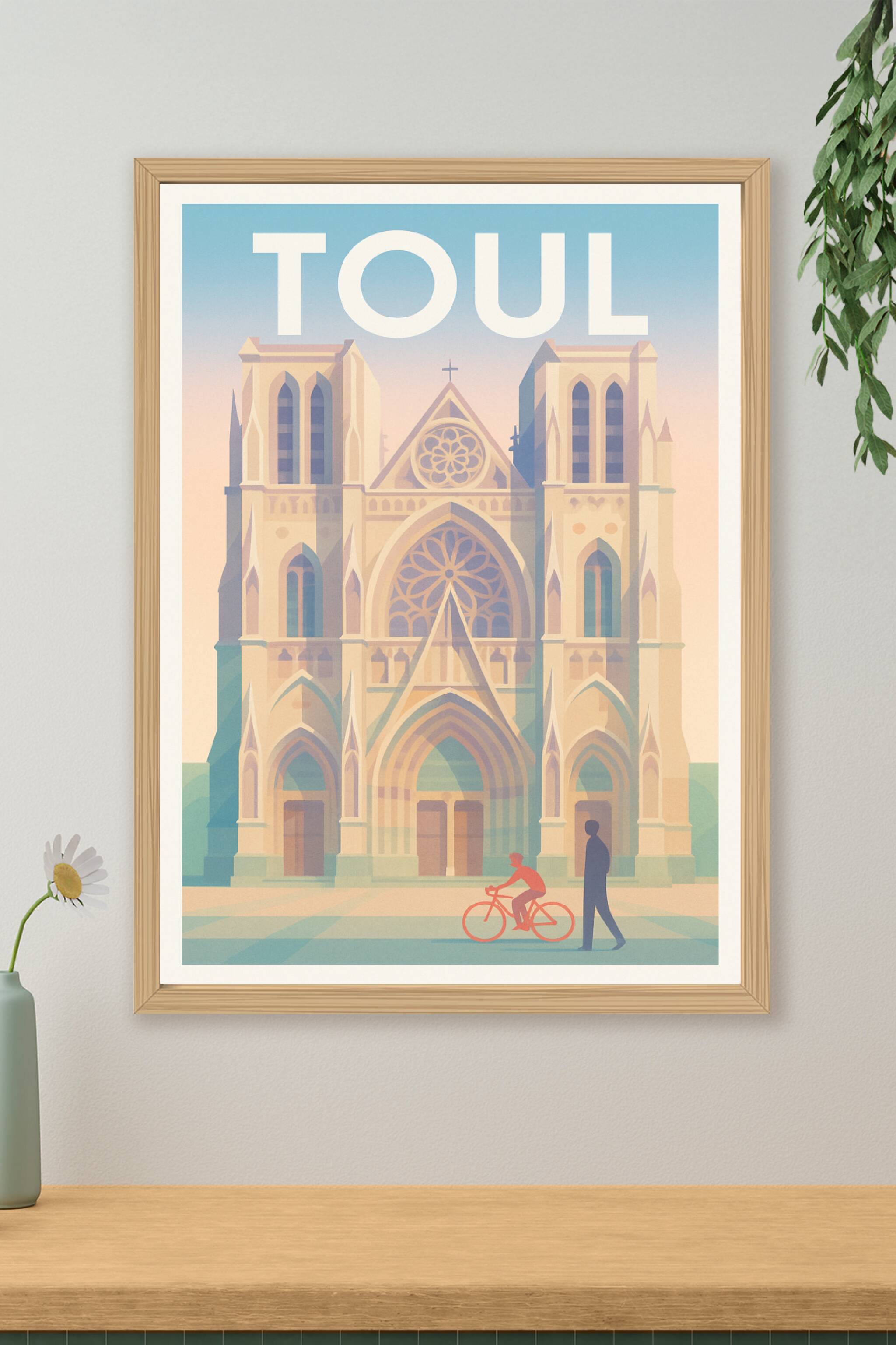 Affiche de Toul - Charme historique et sérénité urbaine